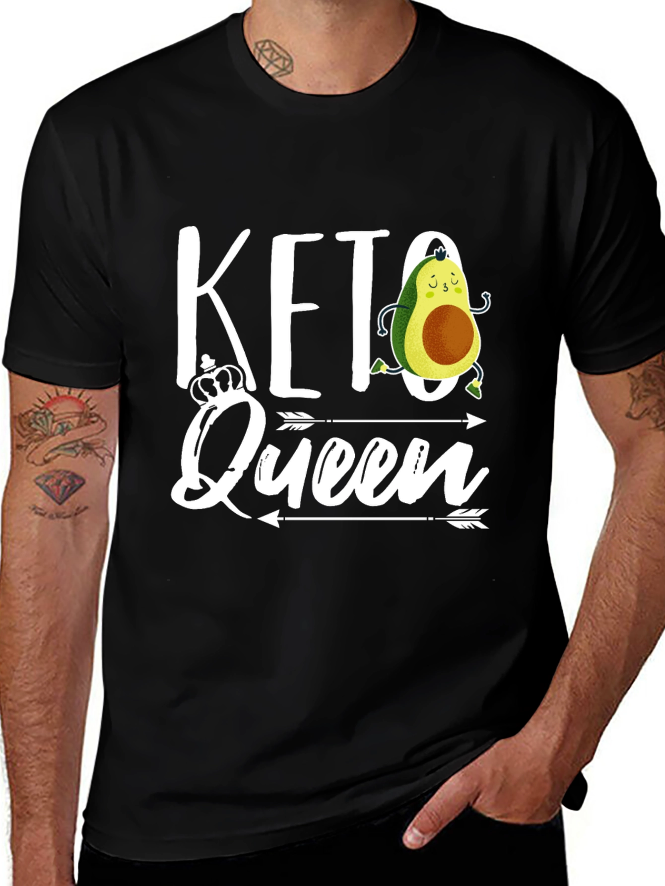 Variant 21 of Keto Queen T-Shirt - Avocado Lover