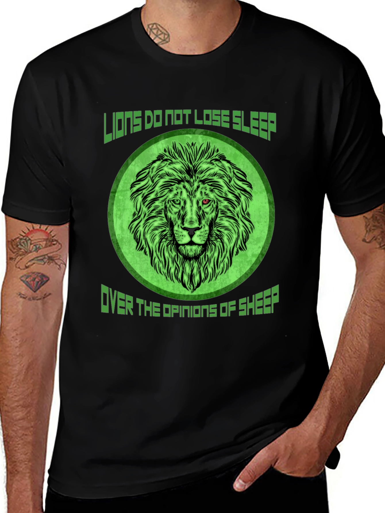 Variant 29 of Lion Sleep Sheep Graphic Tee