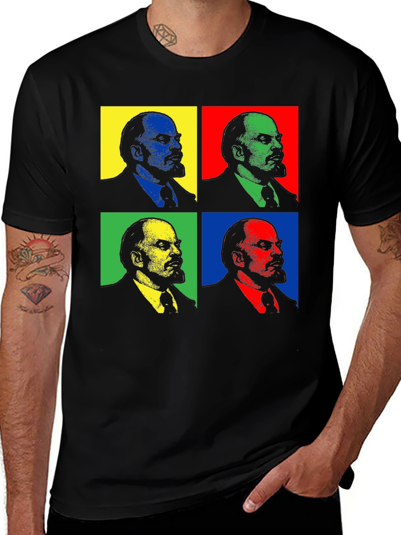 Lenin Pop Art T-Shirt - Bold Graphic Tee