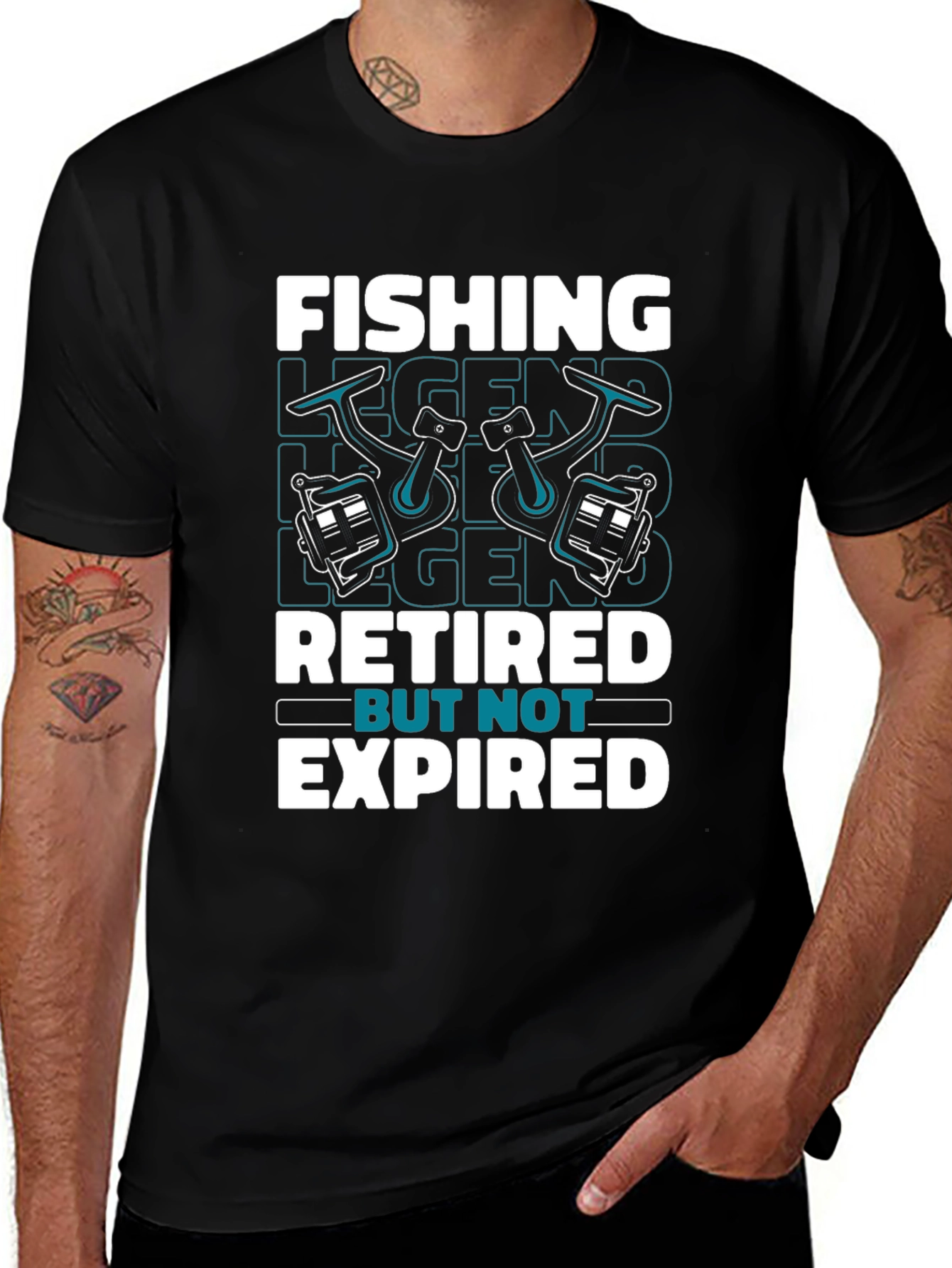 Fishing Legend Retired But Not Expired T-Shirt