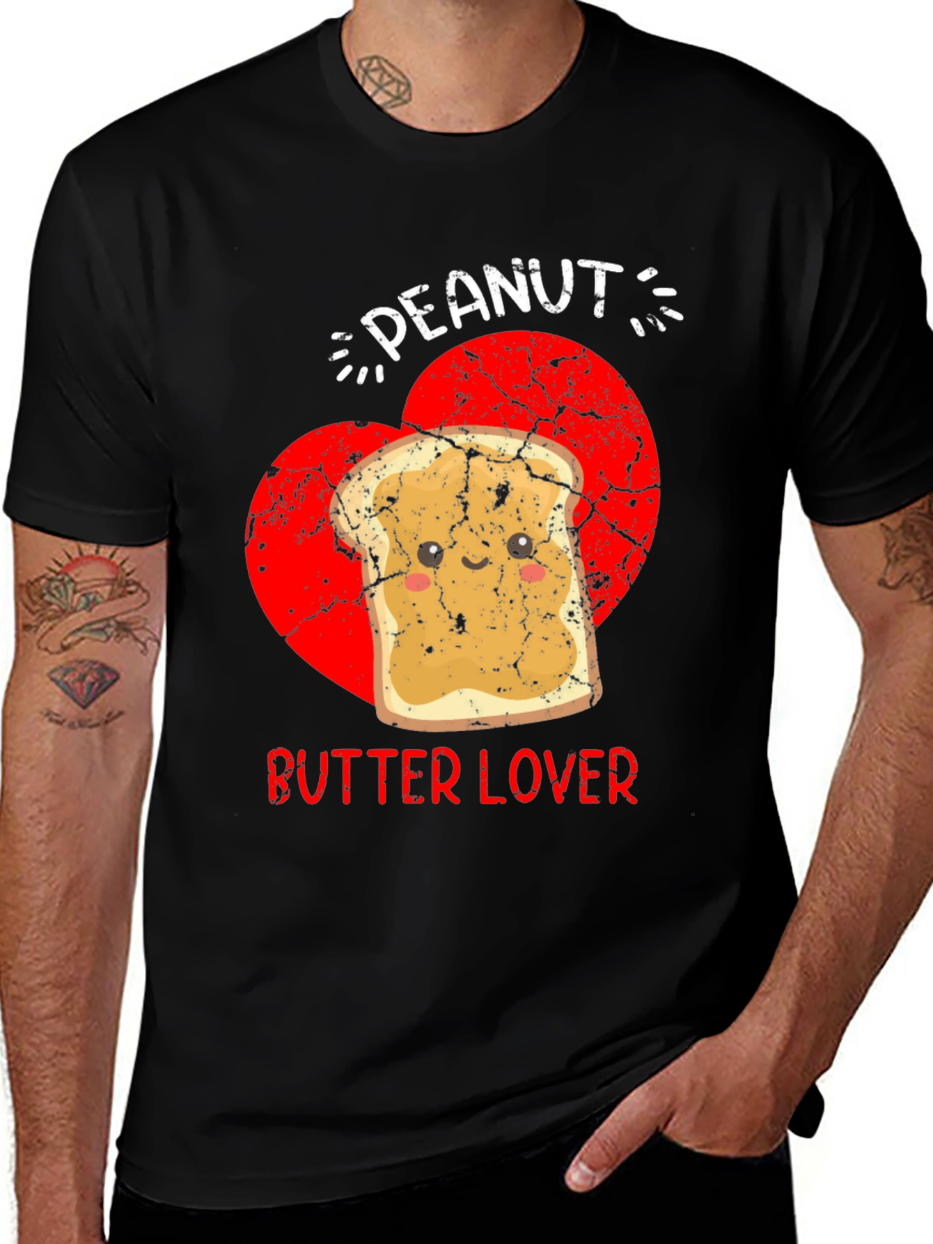 Variant 30 of Peanut Butter Lover Graphic Tee