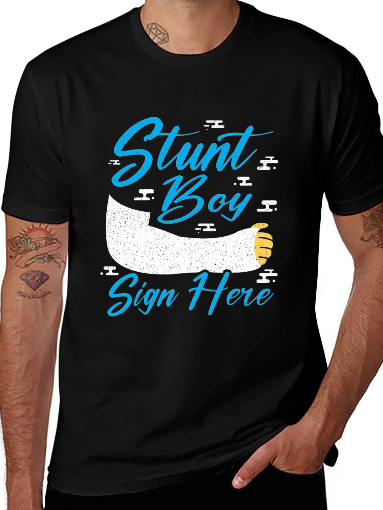 Stunt Boy Sign Here Graphic Tee