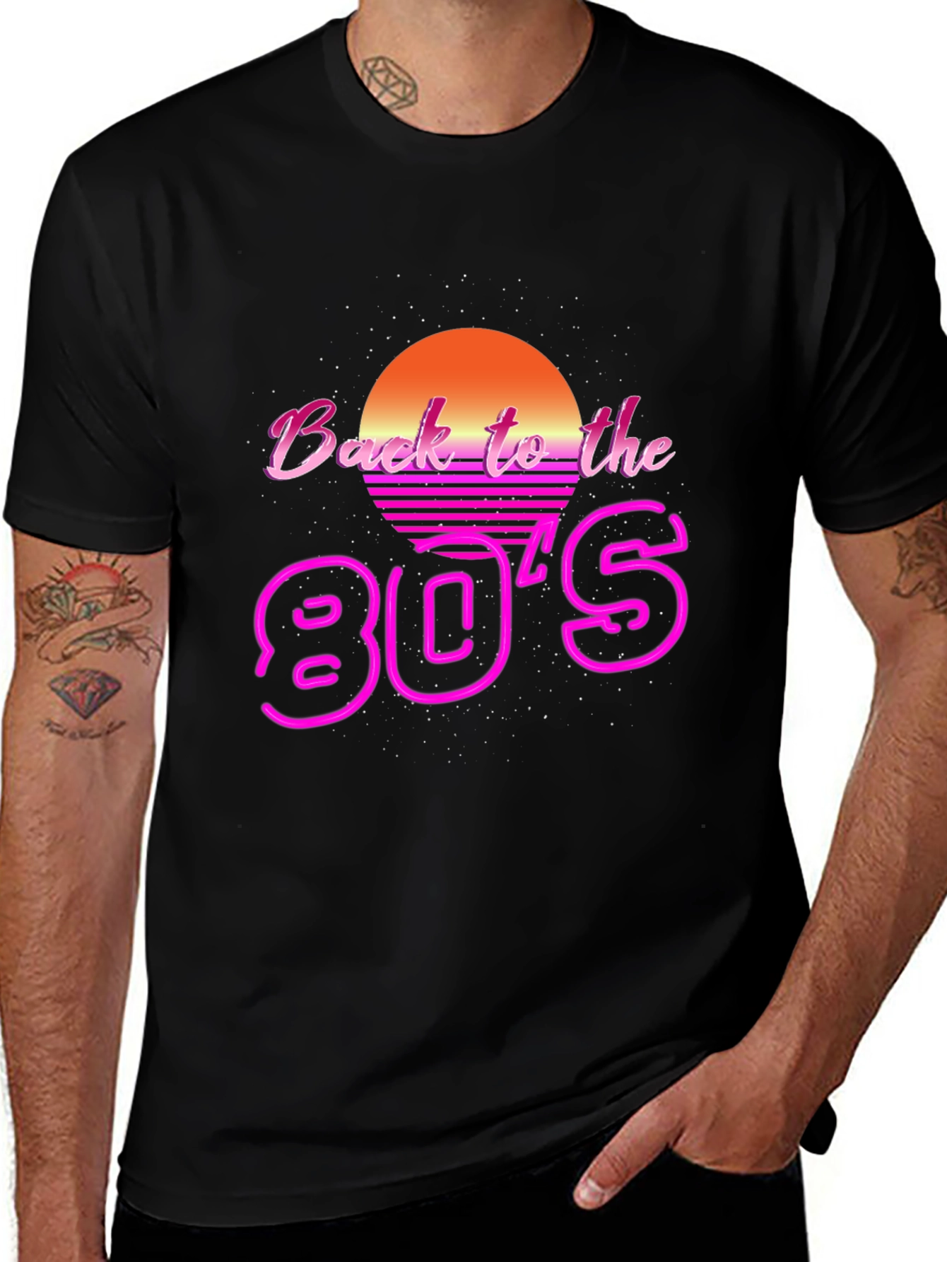 Variant 21 of Back to the 80's Retro Graphic Tee