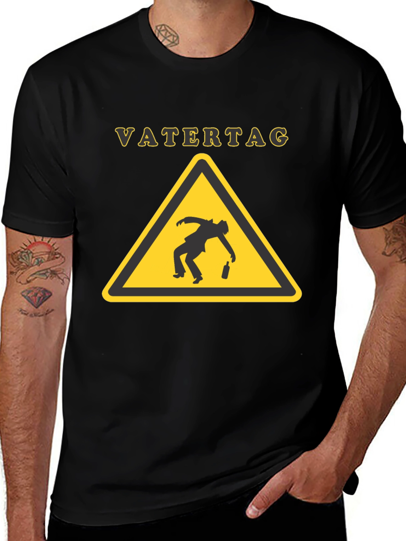 Variant 21 of Vatertag Warning T-Shirt