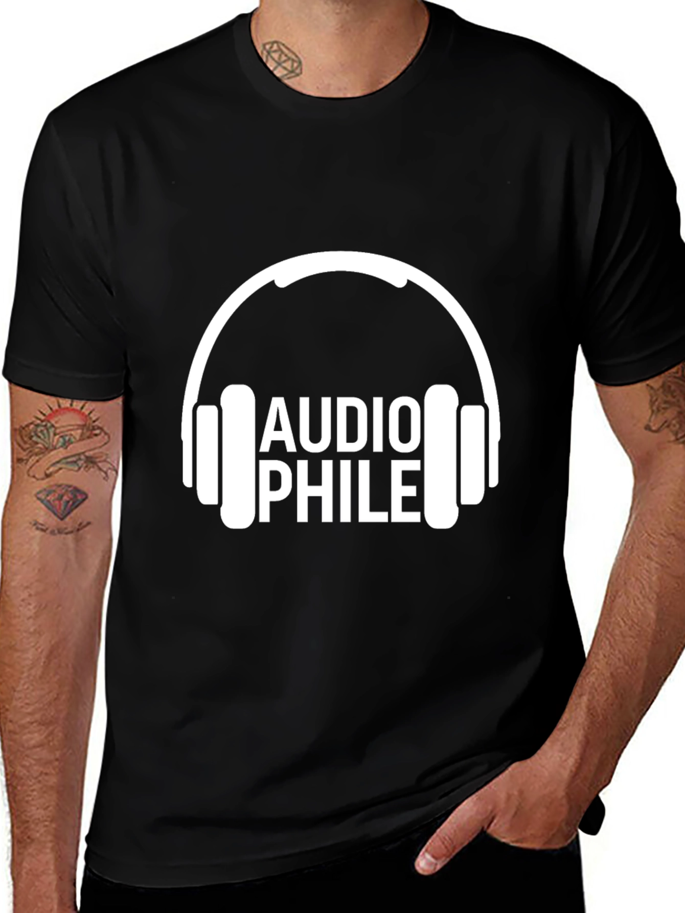 Variant 13 of Audiofile T-Shirt - Headphone Graphic Tee