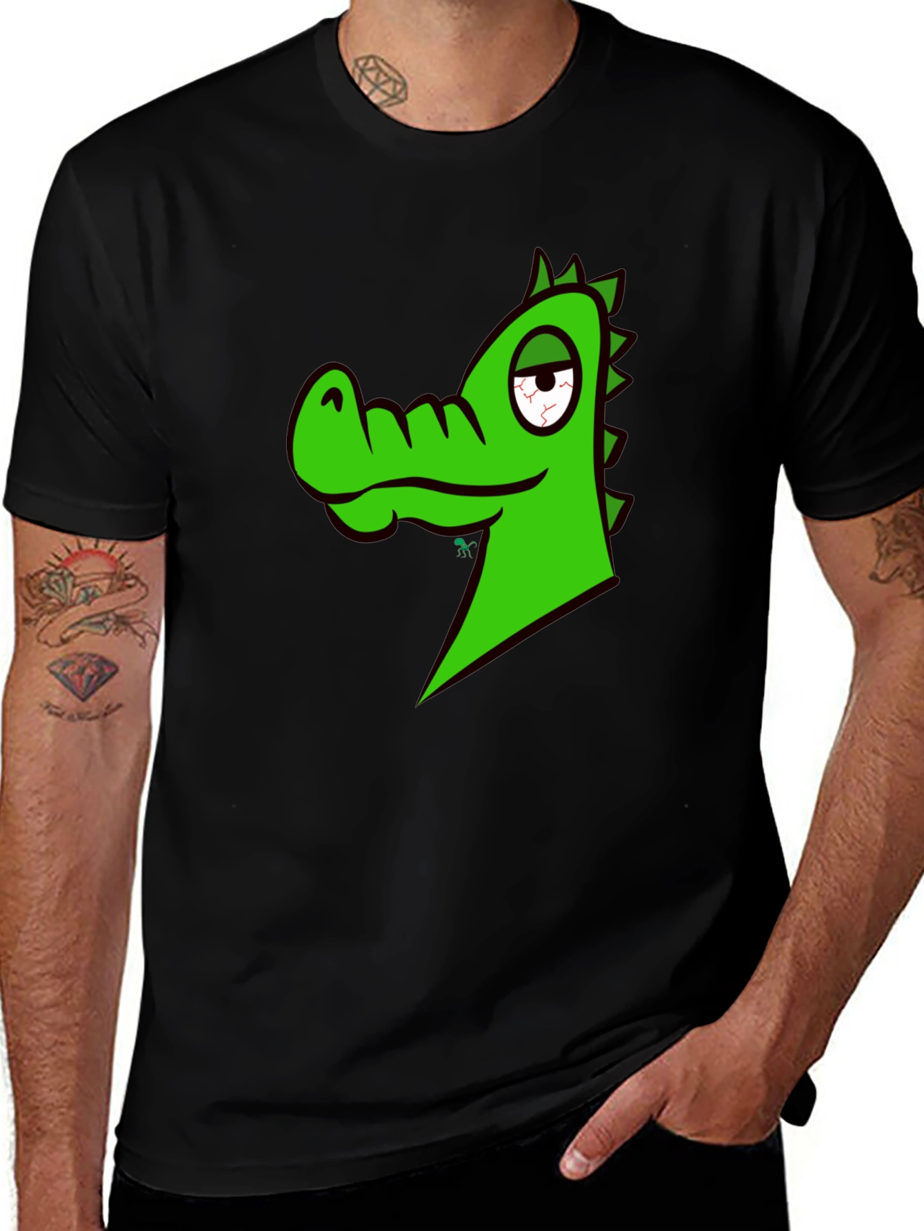 Variant 13 of Cool Crocodile Graphic T-Shirt