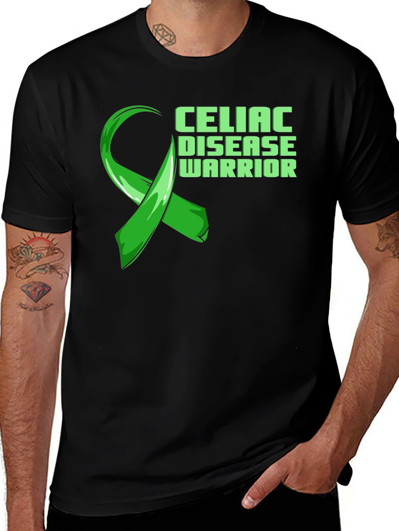 Celiac Disease Warrior Awareness Ribbon T-Shirt