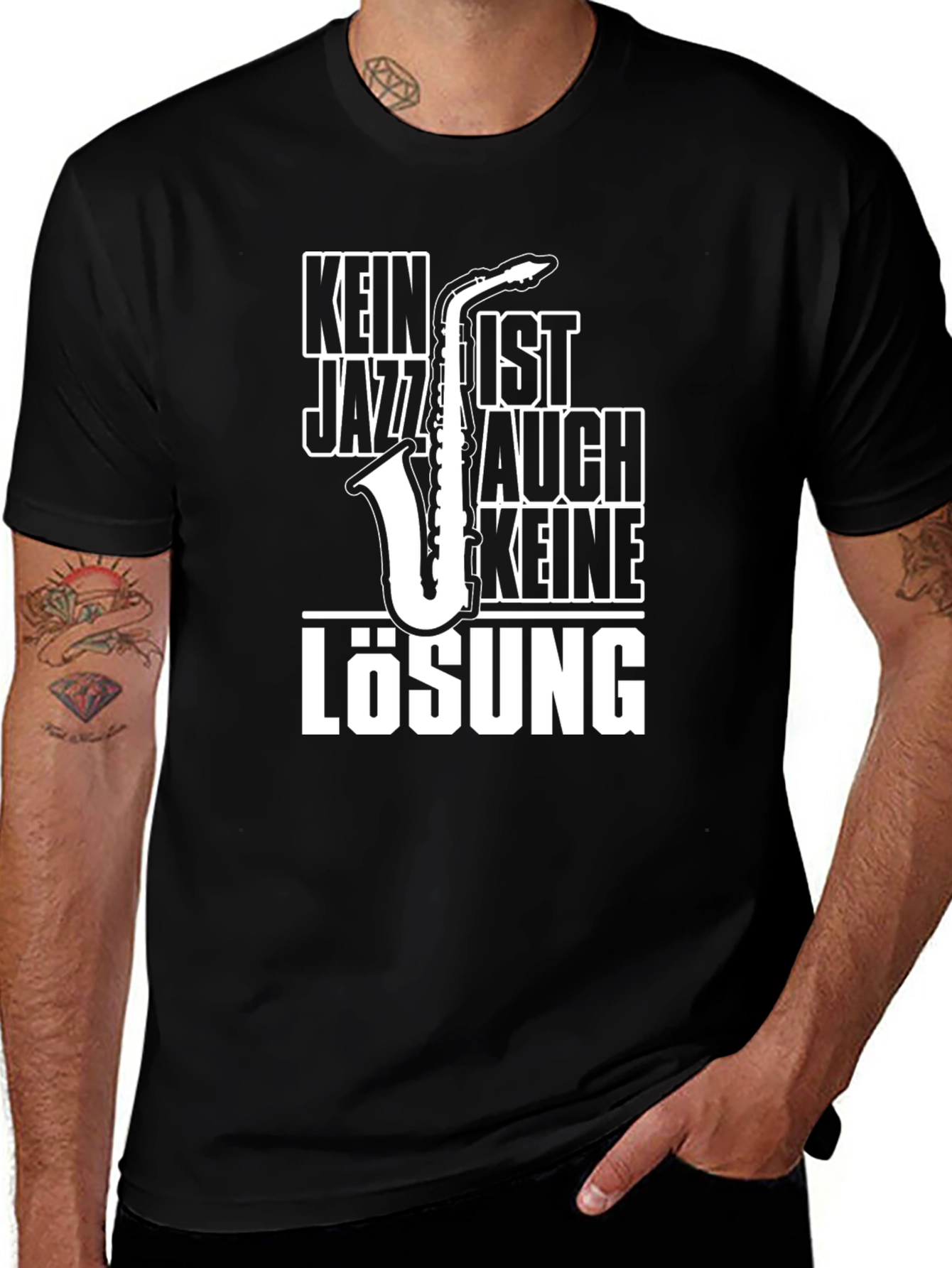 Variant 20 of Jazz is Not a Solution T-Shirt - Funny Music Tee