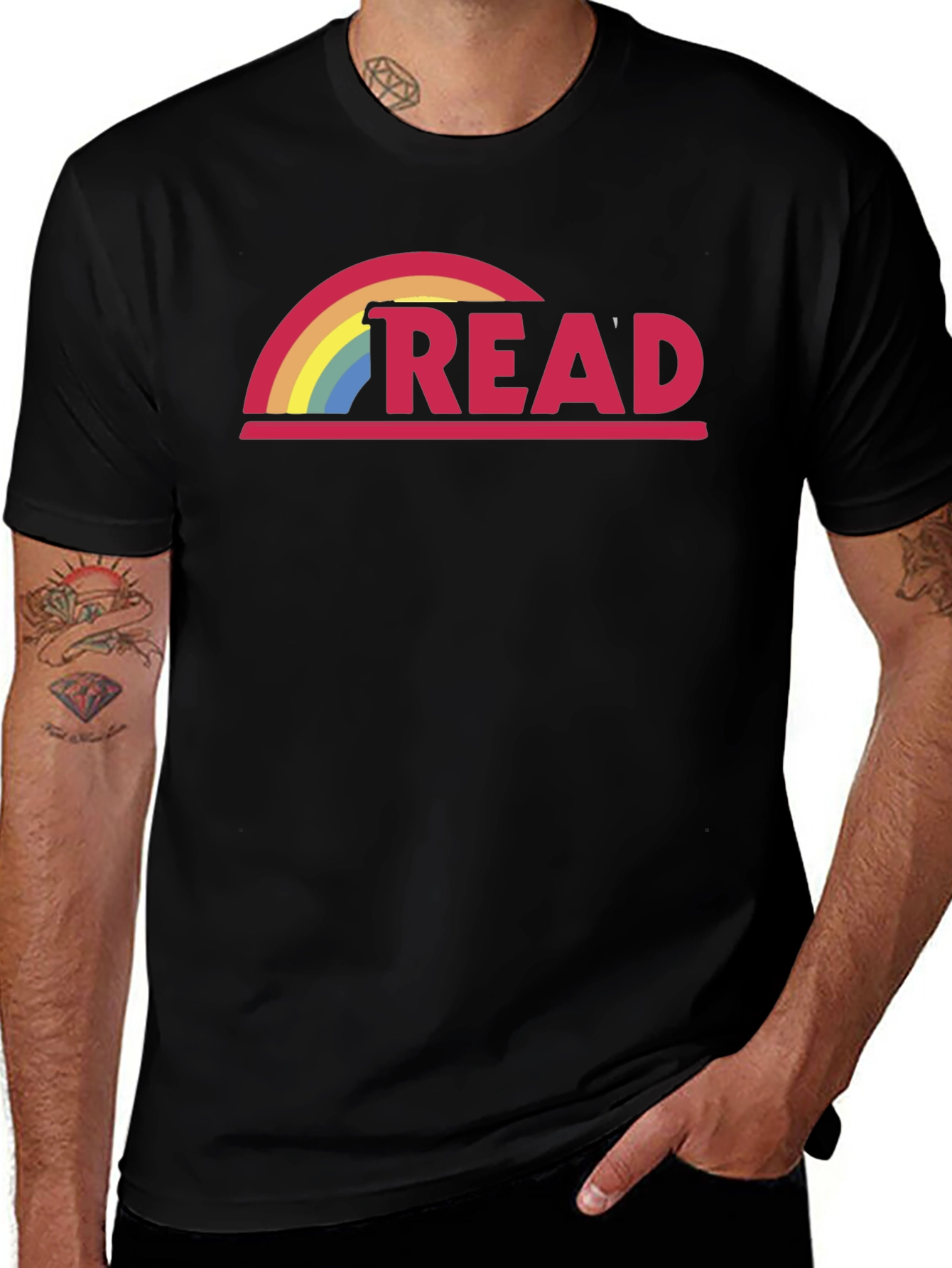 Read Rainbow Graphic T-Shirt