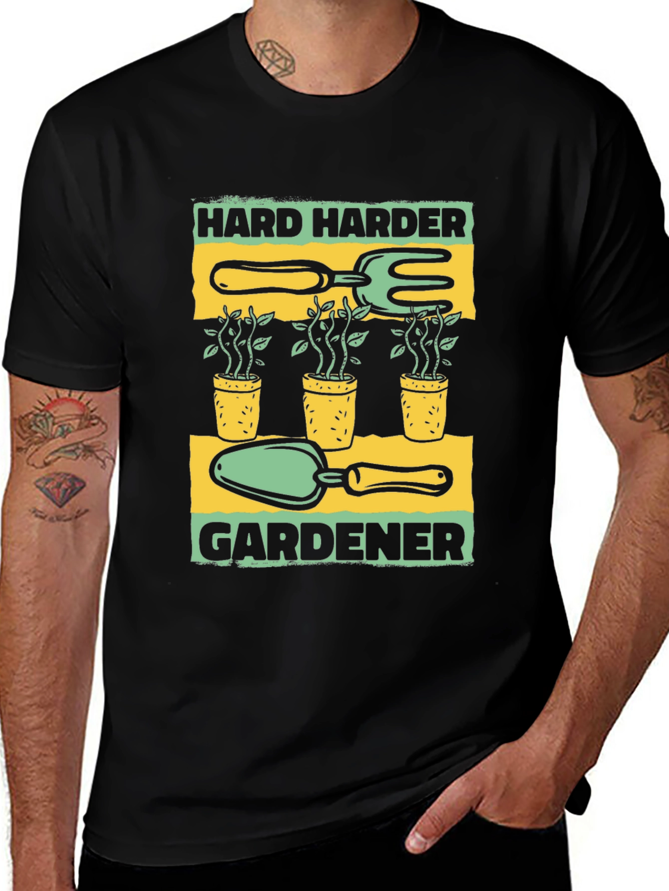 Variant 4 of Harder Gardener T-Shirt