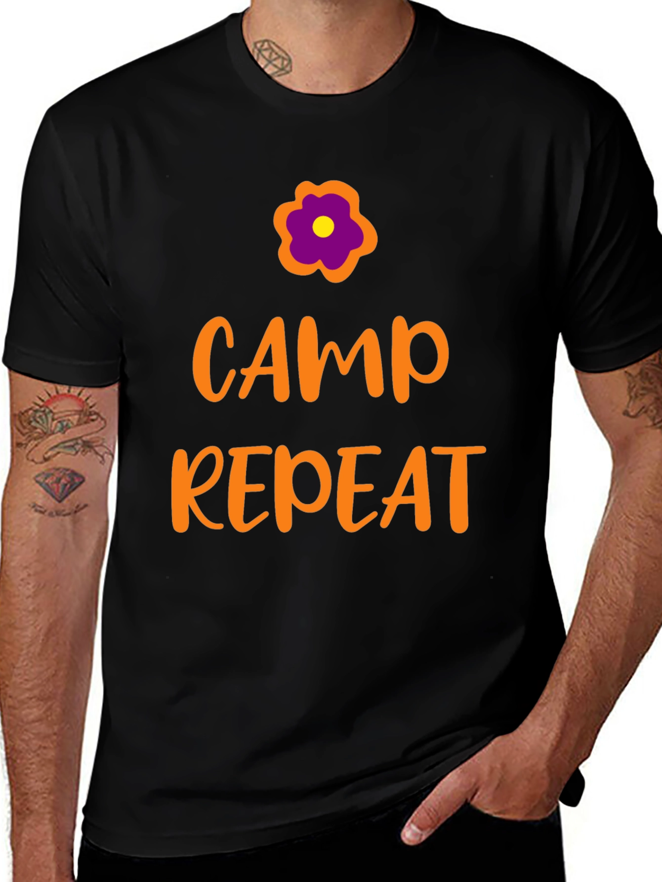 Camp Repeat Graphic T-Shirt