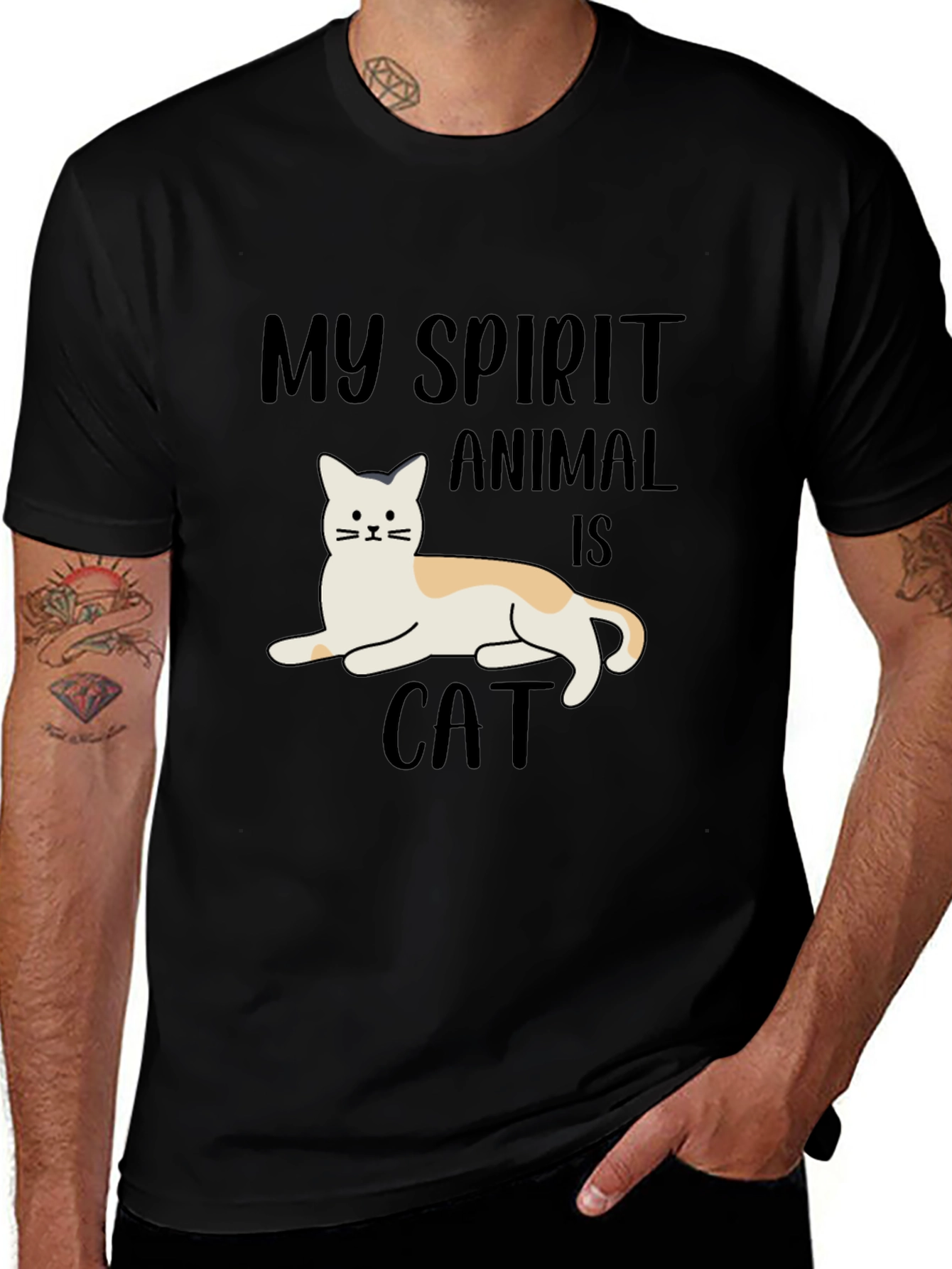 Variant 3 of My Spirit Animal is Cat T-Shirt