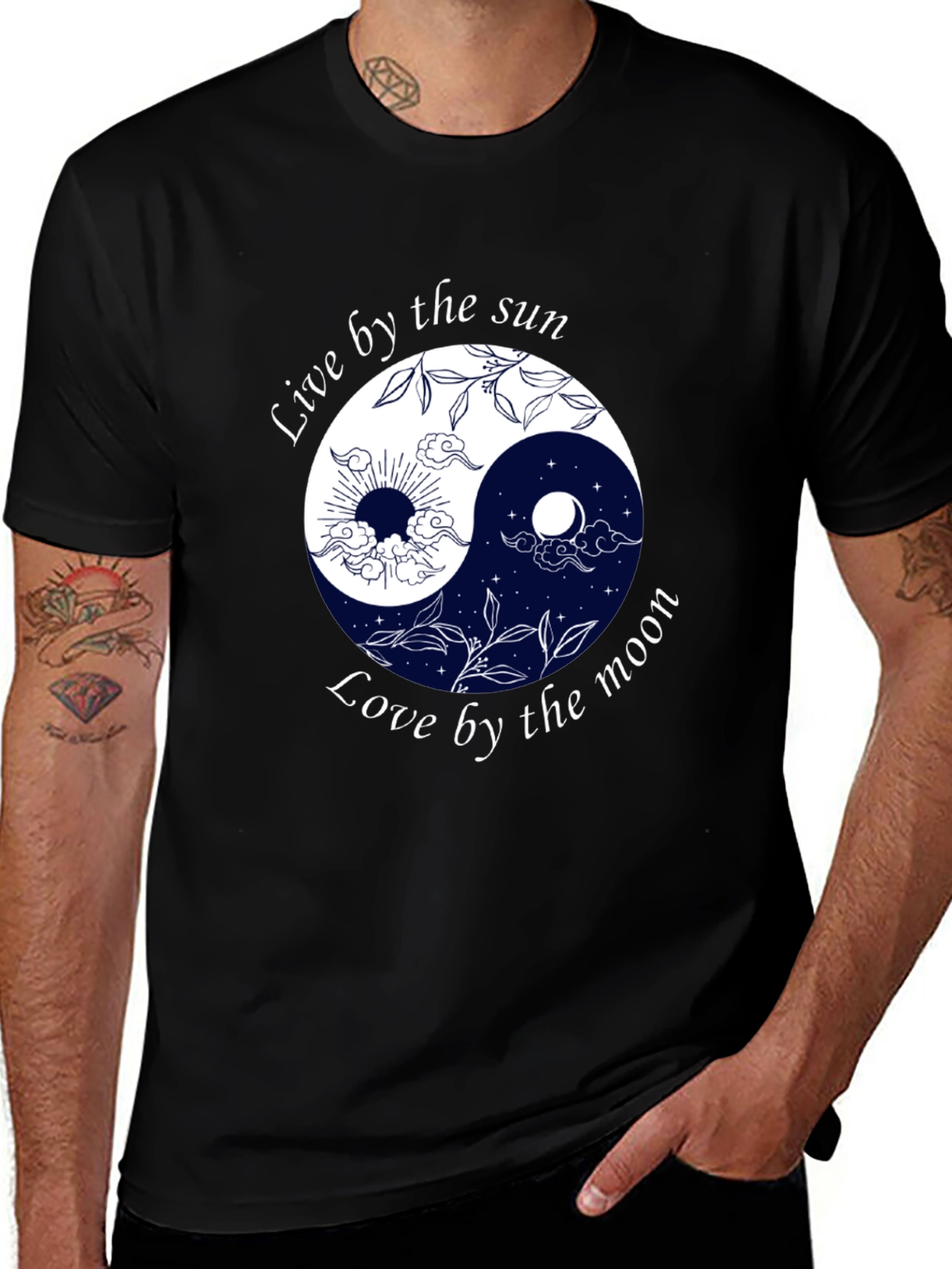 Variant 8 of Yin Yang Sun & Moon T-Shirt