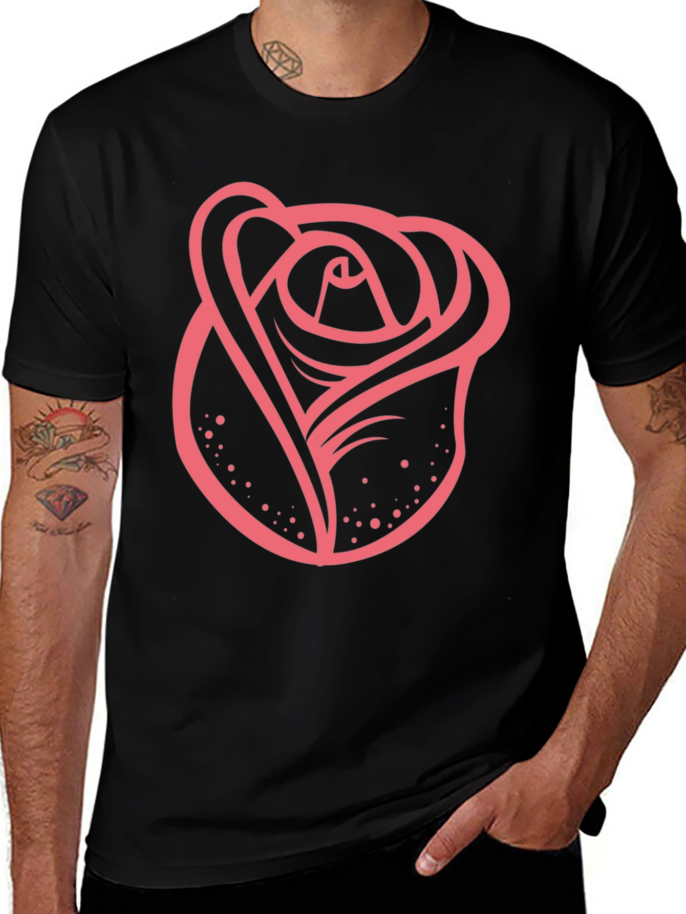 Variant 29 of Rose Graphic T-Shirt - Bold Stylish Design