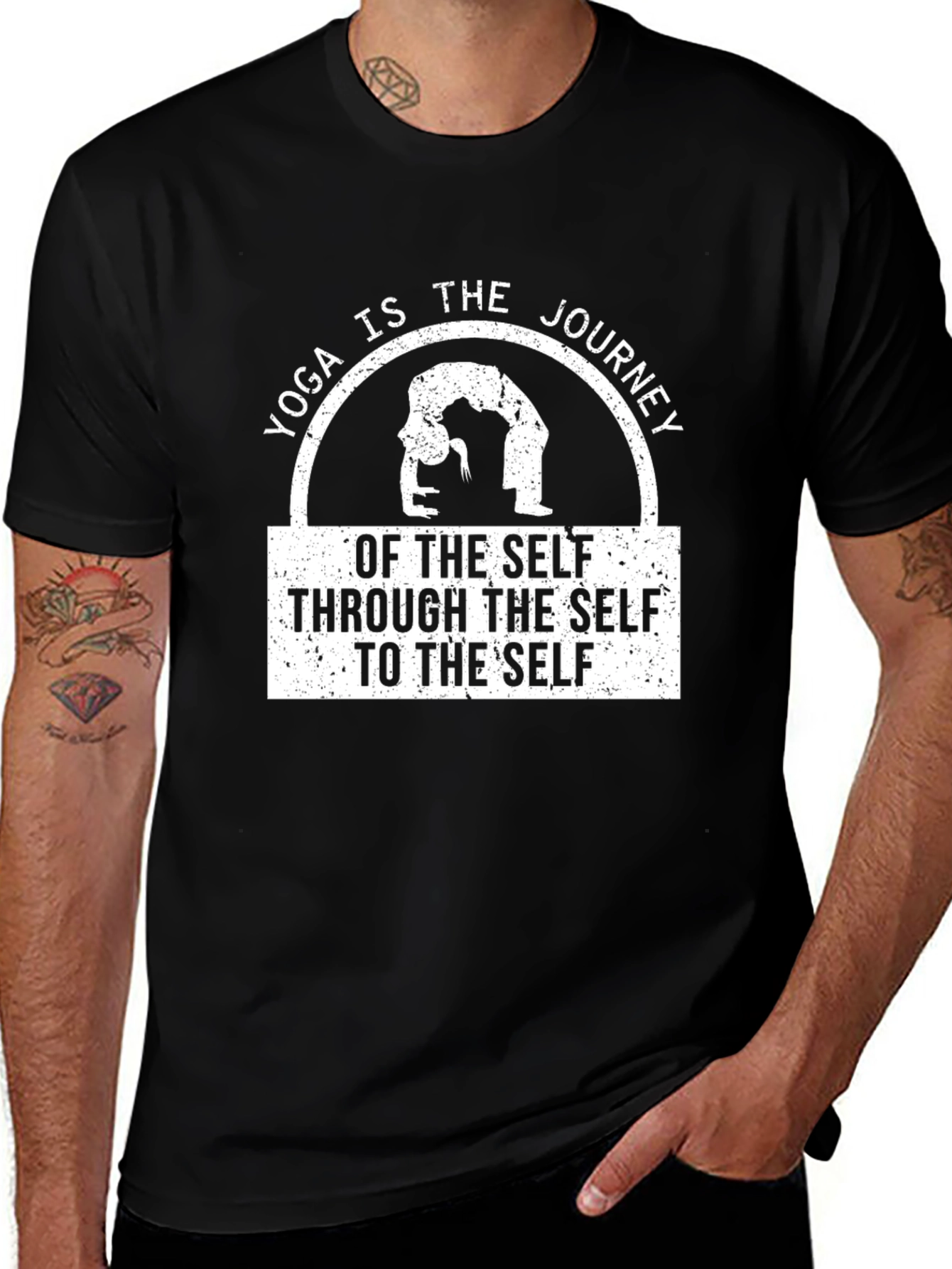 Yoga is the Journey T-Shirt - Self Through Self