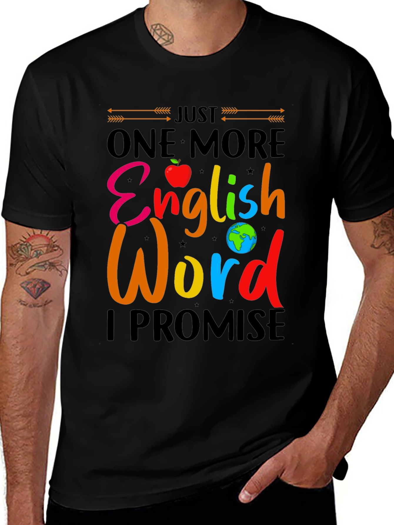 Variant 14 of Just One More English Word T-Shirt