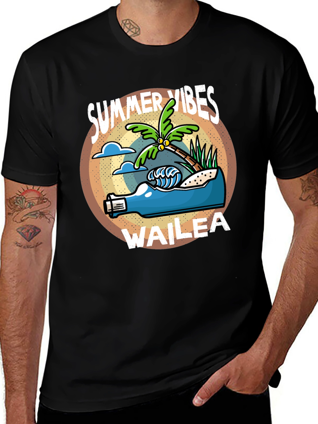 Variant 16 of Summer Vibes Wailea Graphic Tee