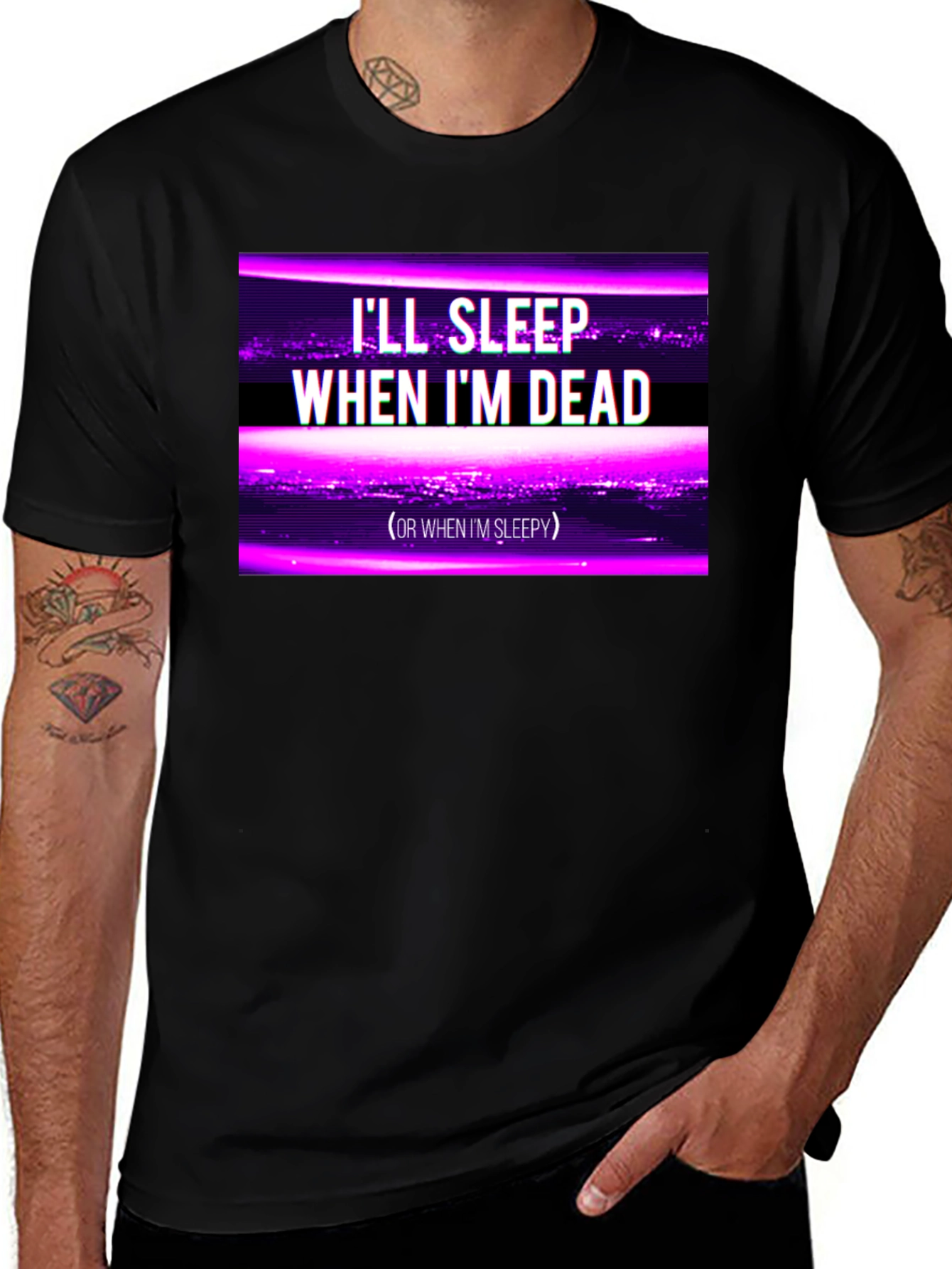 Variant 18 of I'll Sleep When I'm Dead Black T-Shirt