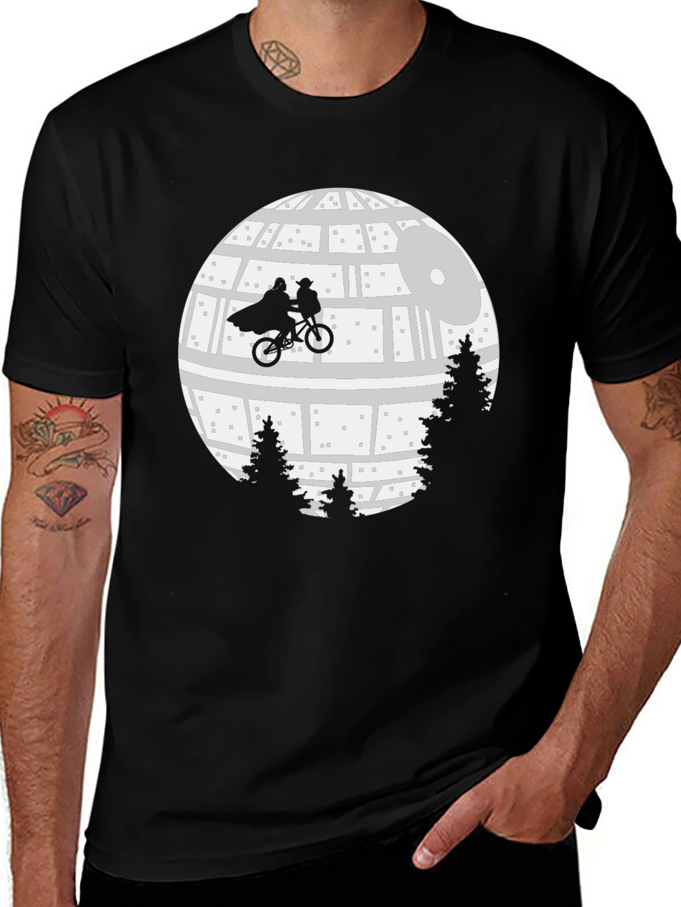 Variant 15 of Star Wars Death Star Vader E.T. Bike T-Shirt