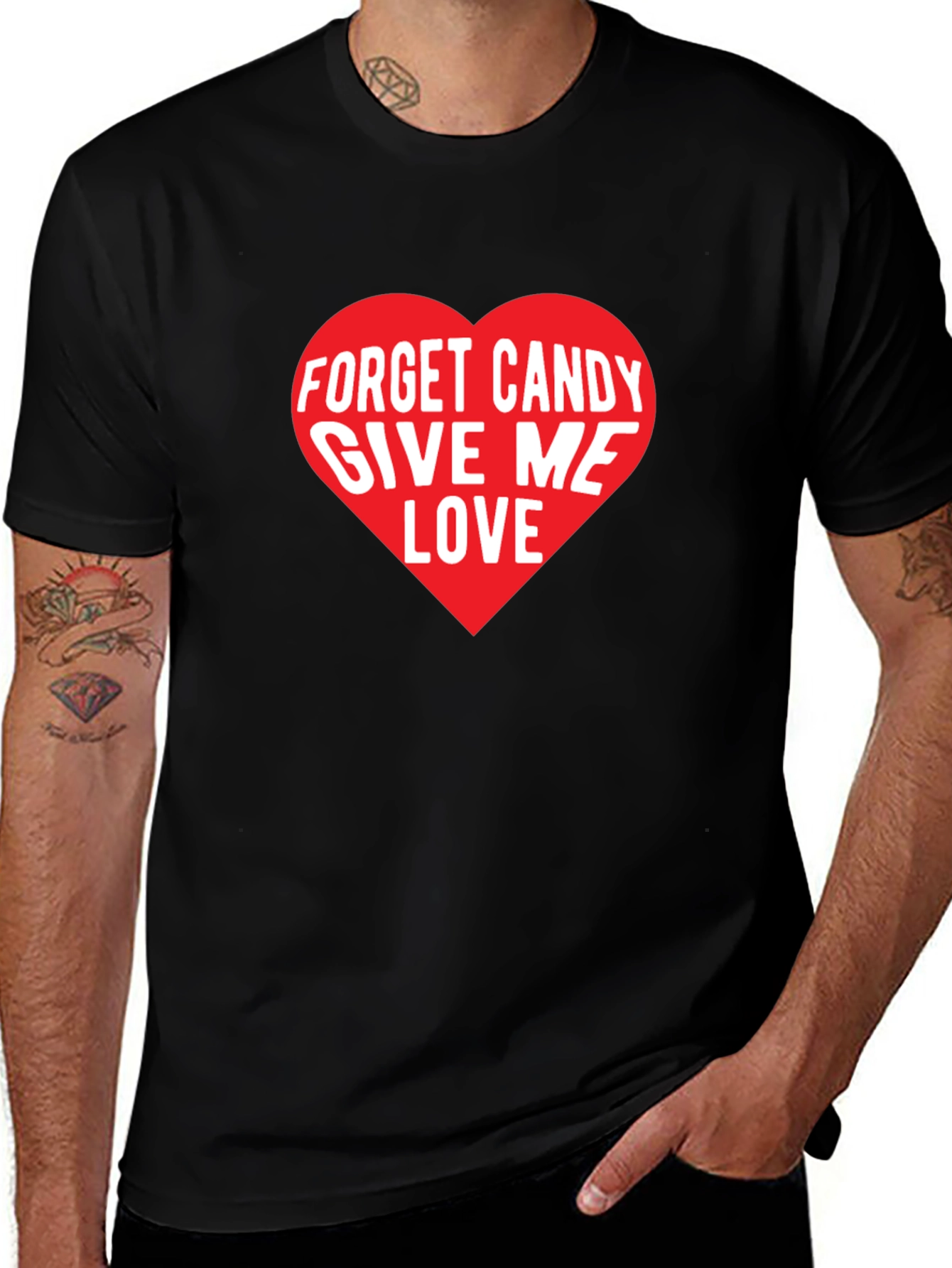 Variant 18 of Forget Candy Give Me Love Graphic Tee
