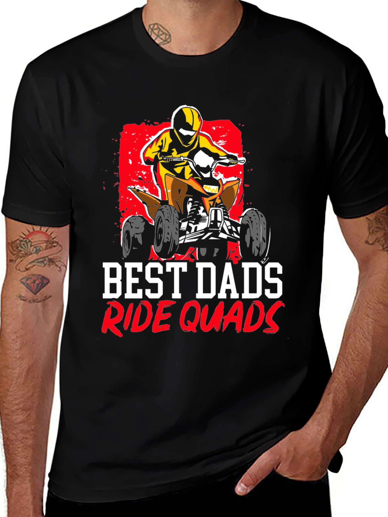 Best Dads Ride Quads T-Shirt