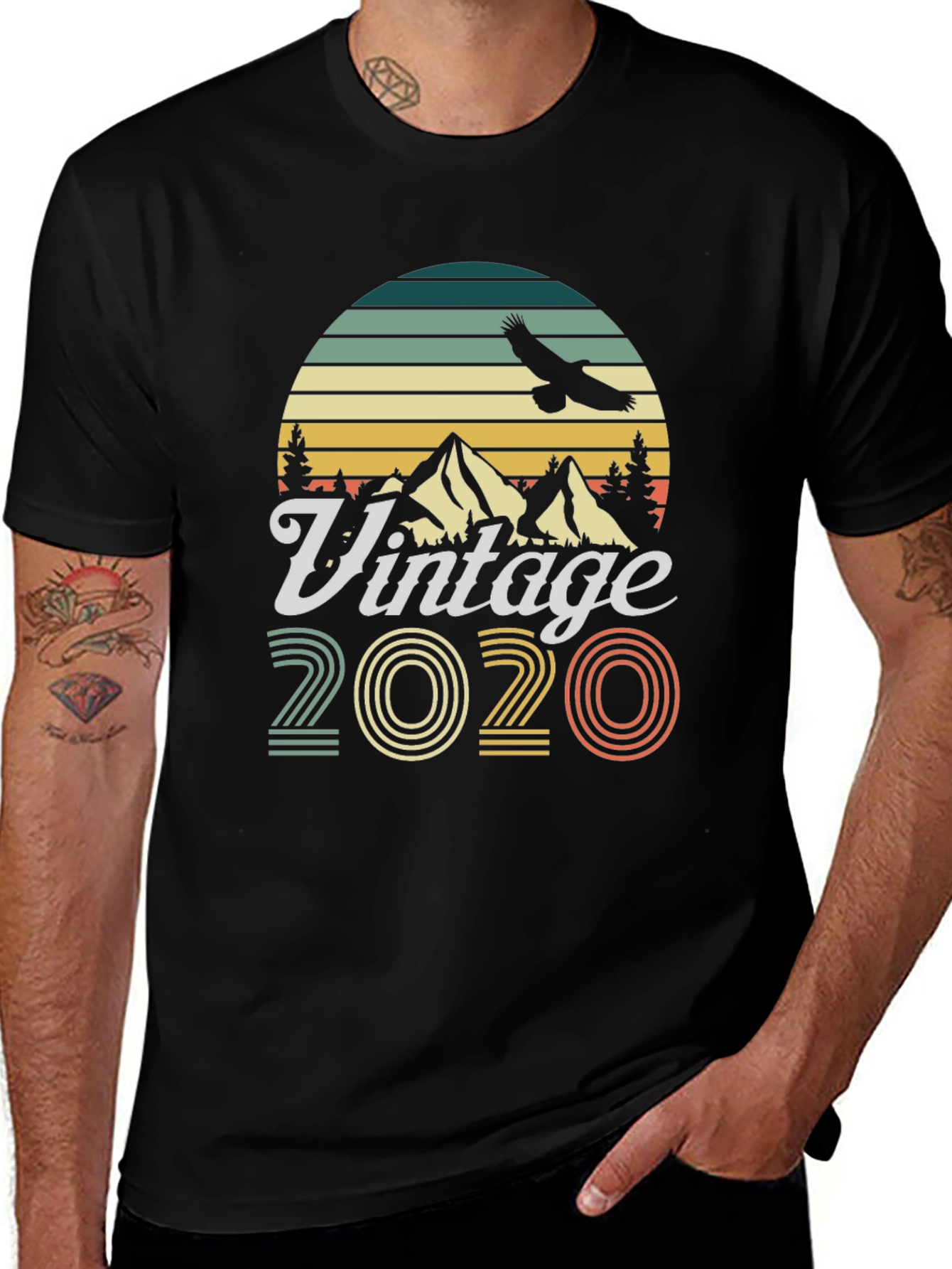 Variant 21 of Vintage 2020 Graphic T-Shirt