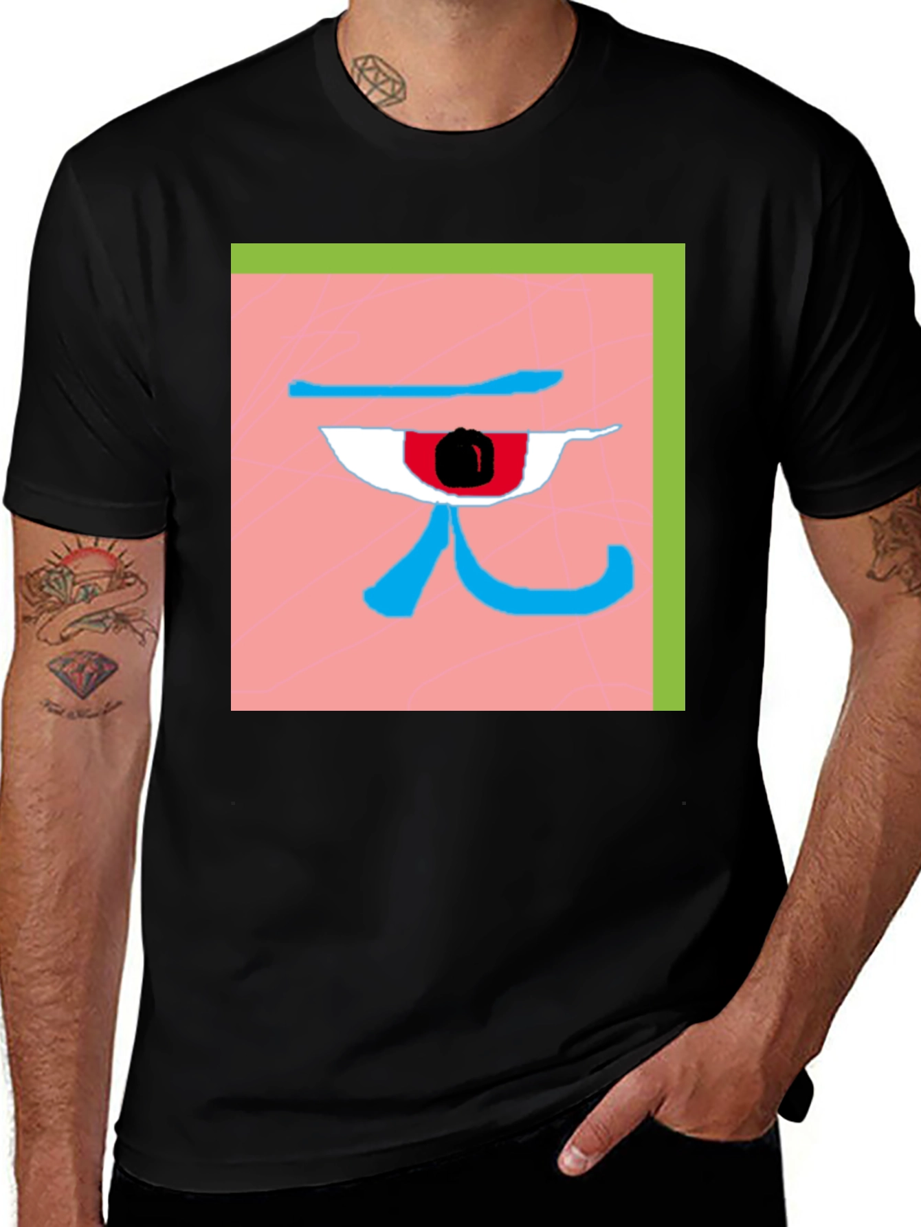 Variant 30 of Abstract Eye Graphic Tee - Unique Design