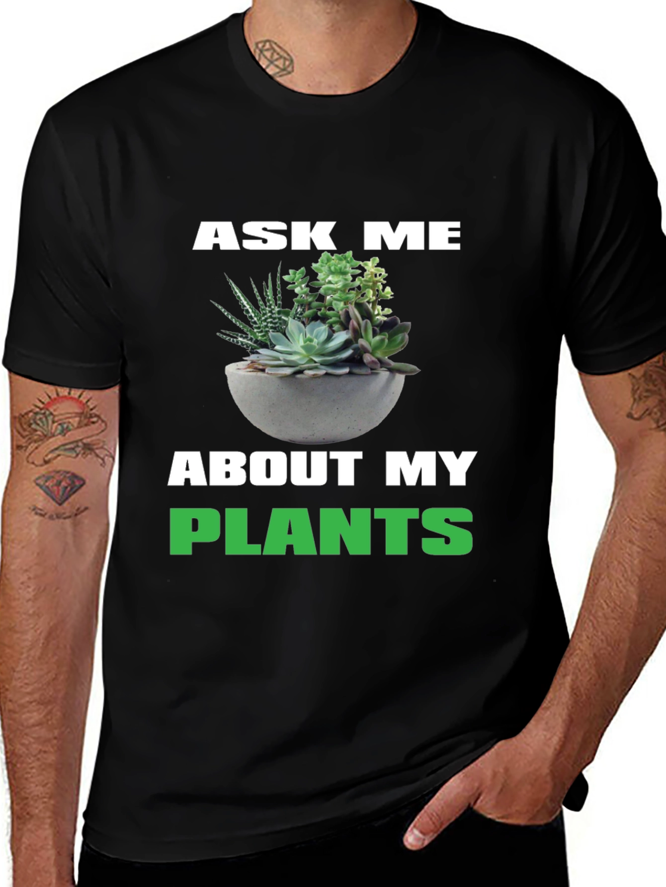Variant 15 of Ask Me About My Plants T-Shirt