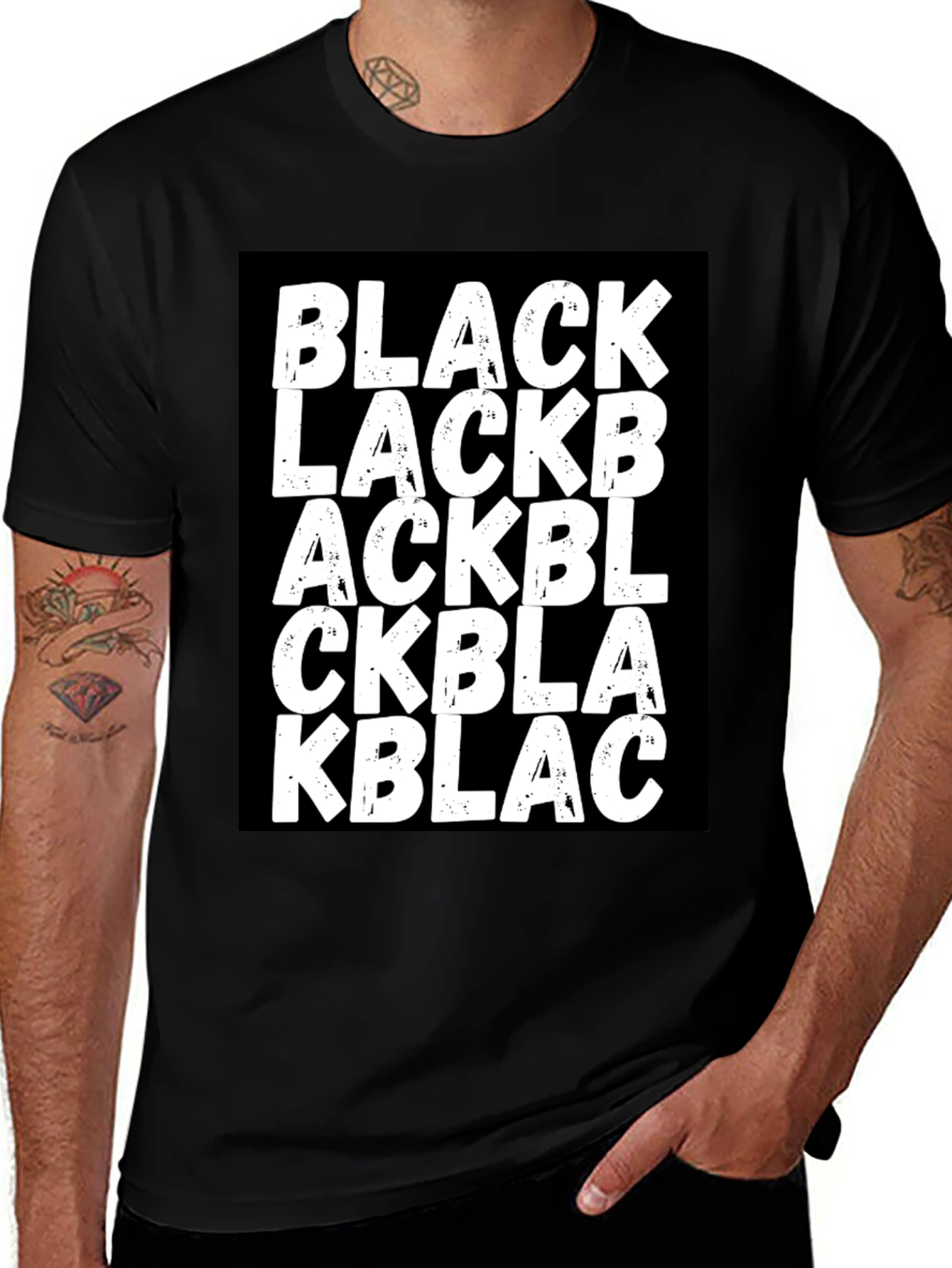 Variant 29 of BLACK Wordplay Graphic Tee - Stylish Unisex T-Shirt