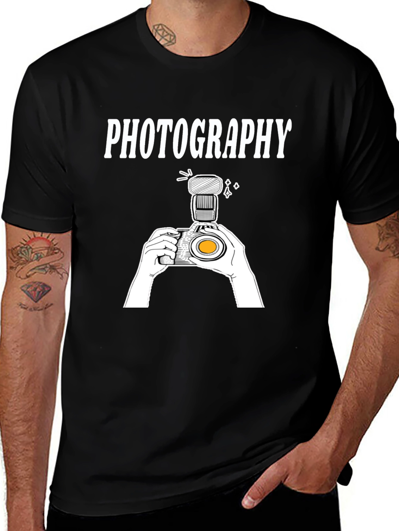 Photography T-Shirt: Camera Graphic Tee for Photo Lovers