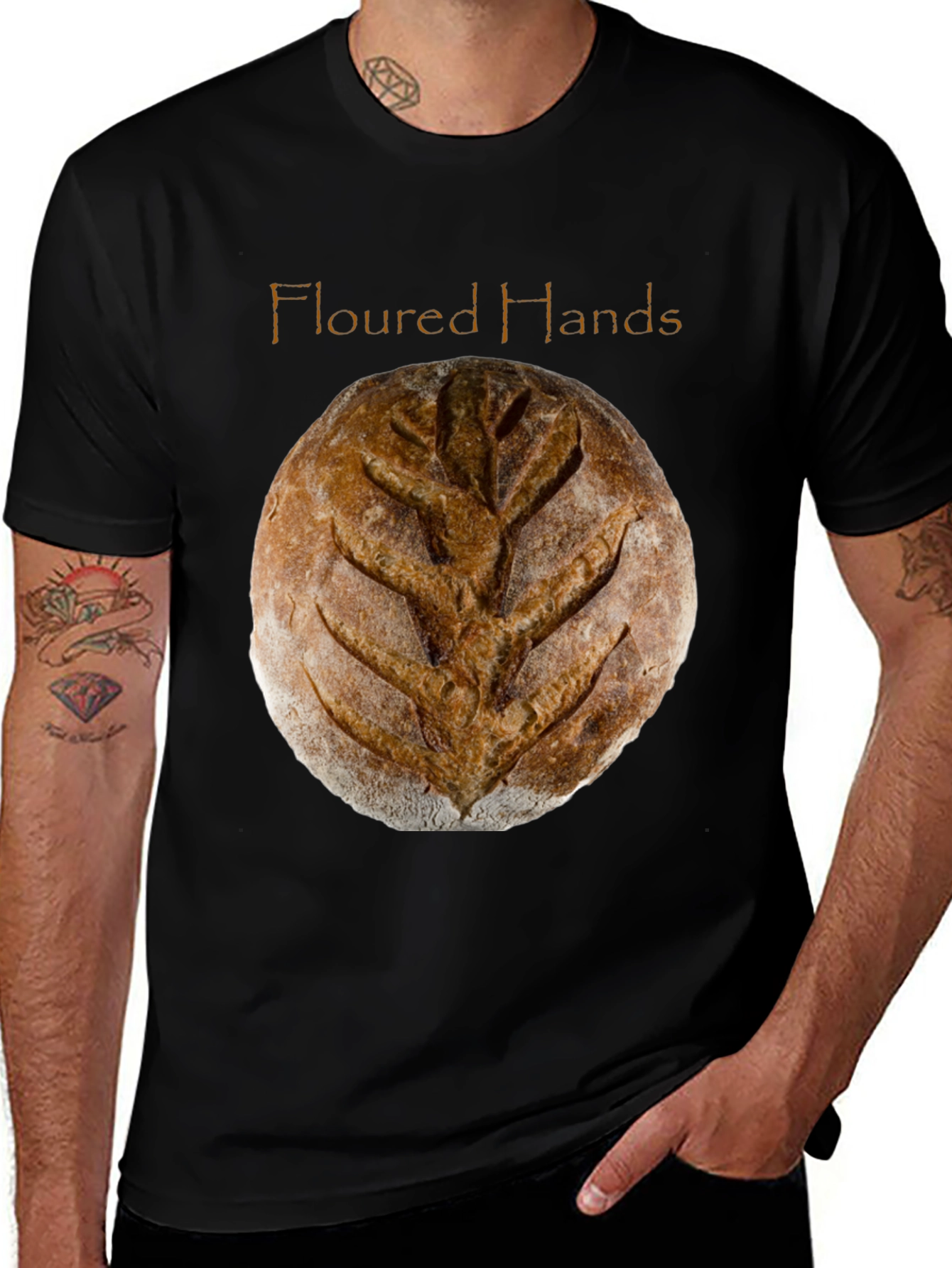 Variant 21 of Floured Hands Bread T-Shirt