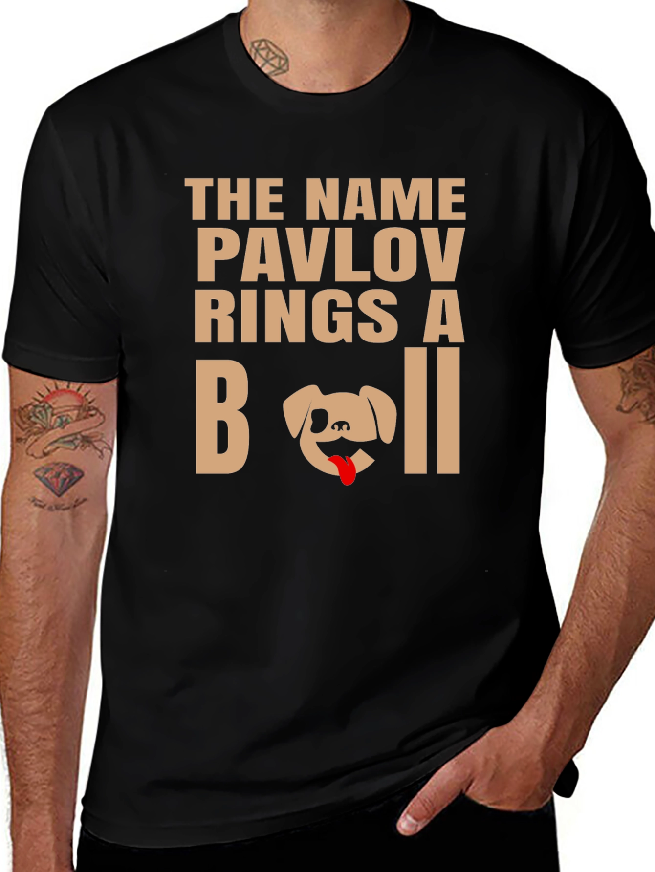 Pavlov Rings a Bell T-Shirt Funny Dog Lover Tee