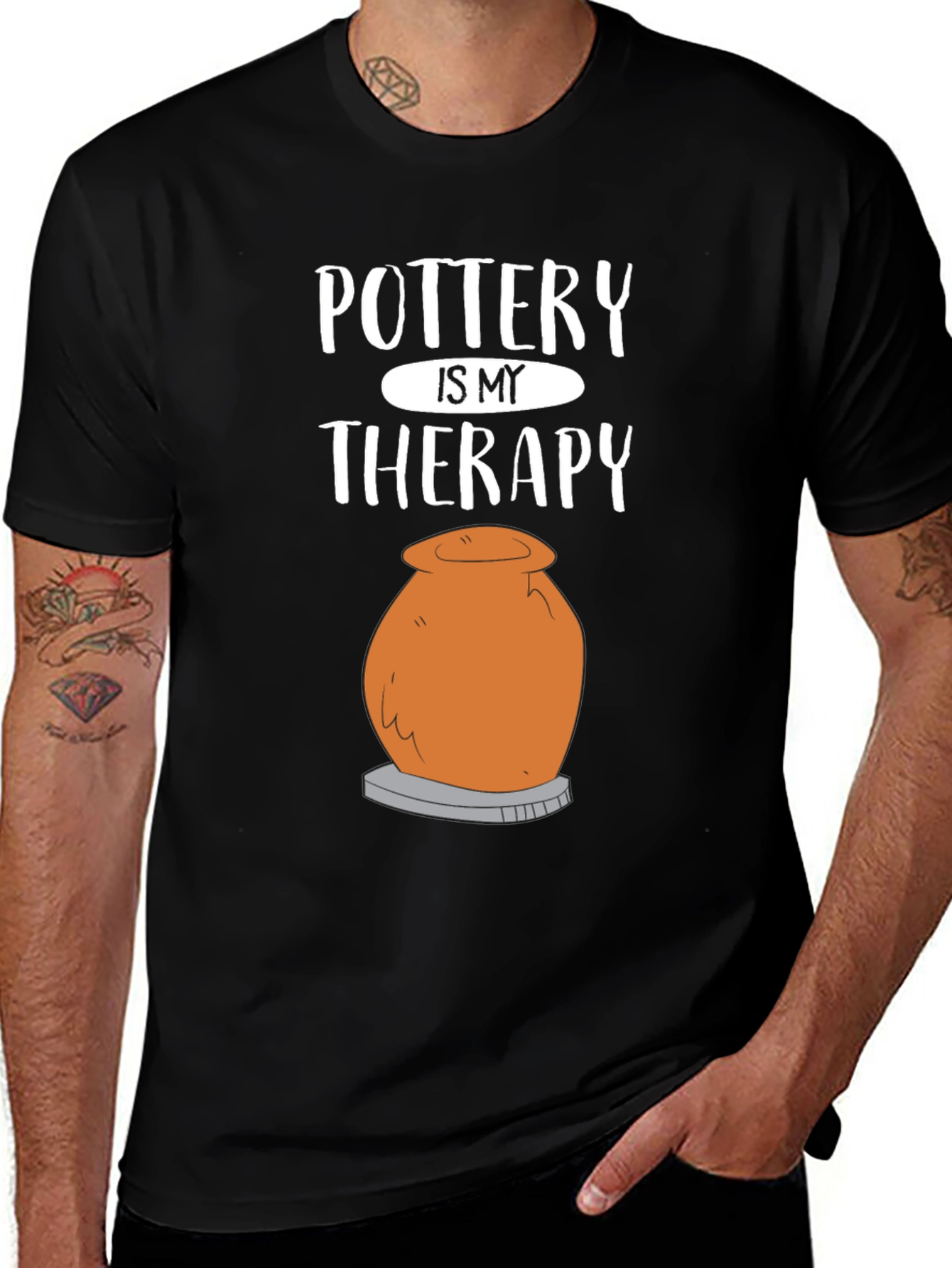 Pottery is My Therapy T-Shirt - Funny Potter Gift
