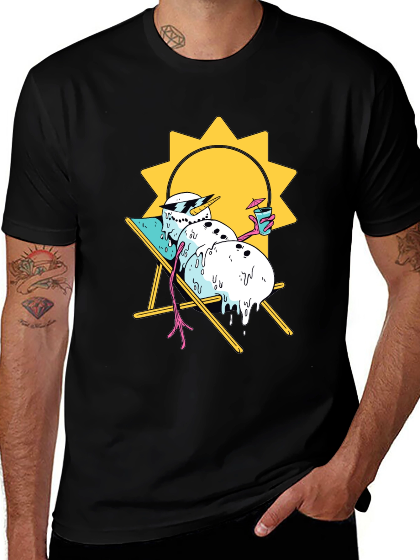 Melting Snowman Summer T-Shirt