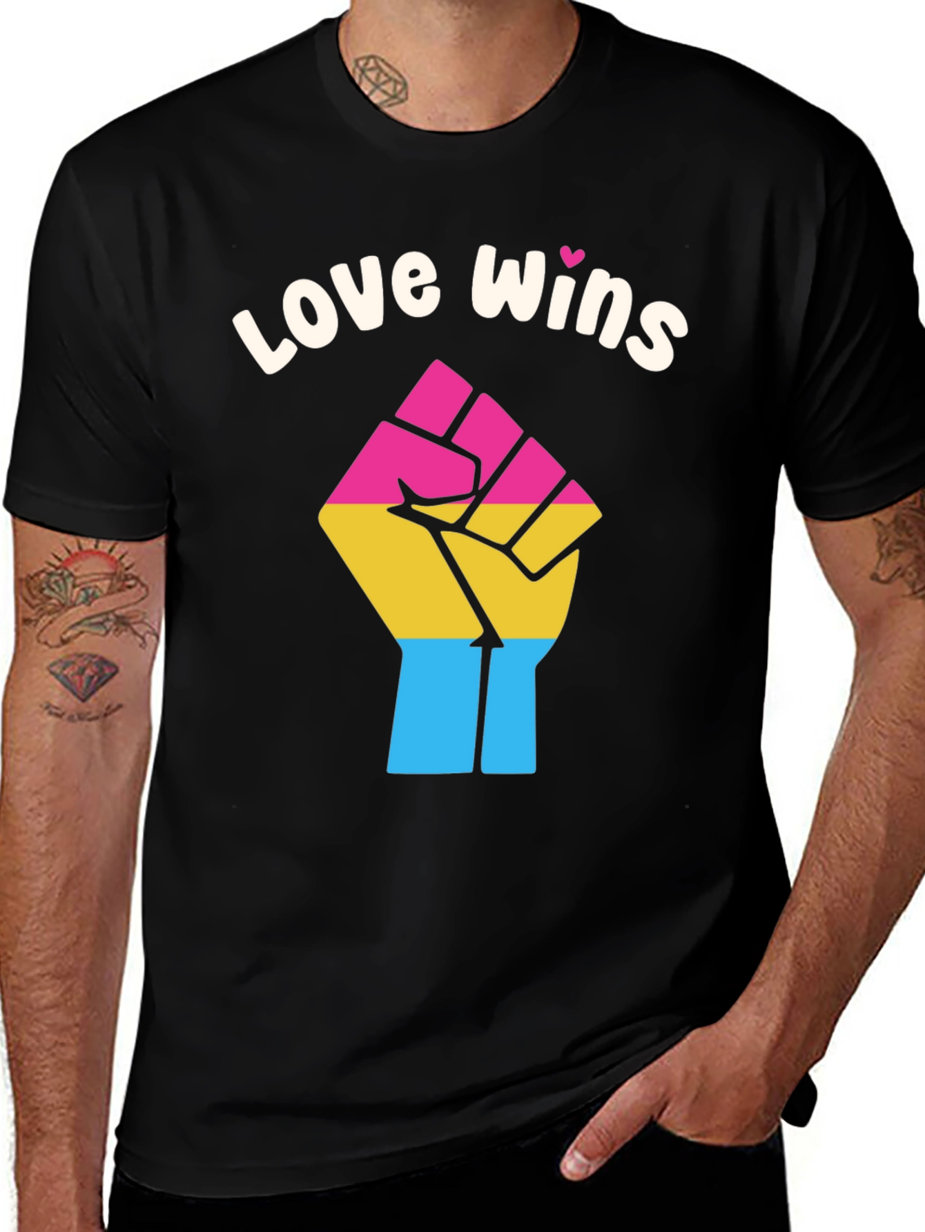 Love Wins Pride Fist T-Shirt