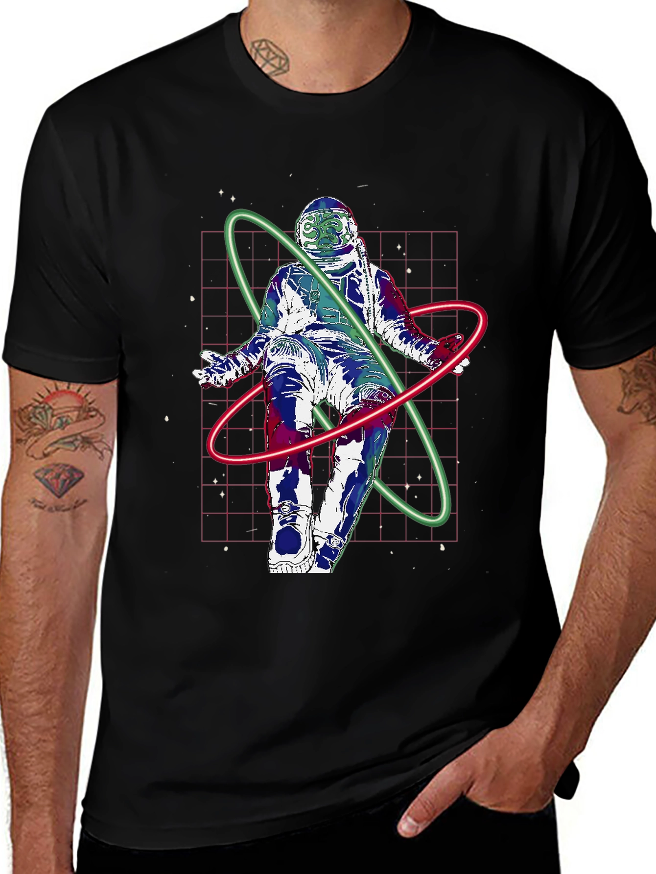 Variant 21 of Astronaut Orbit T-Shirt - Cosmic Style!