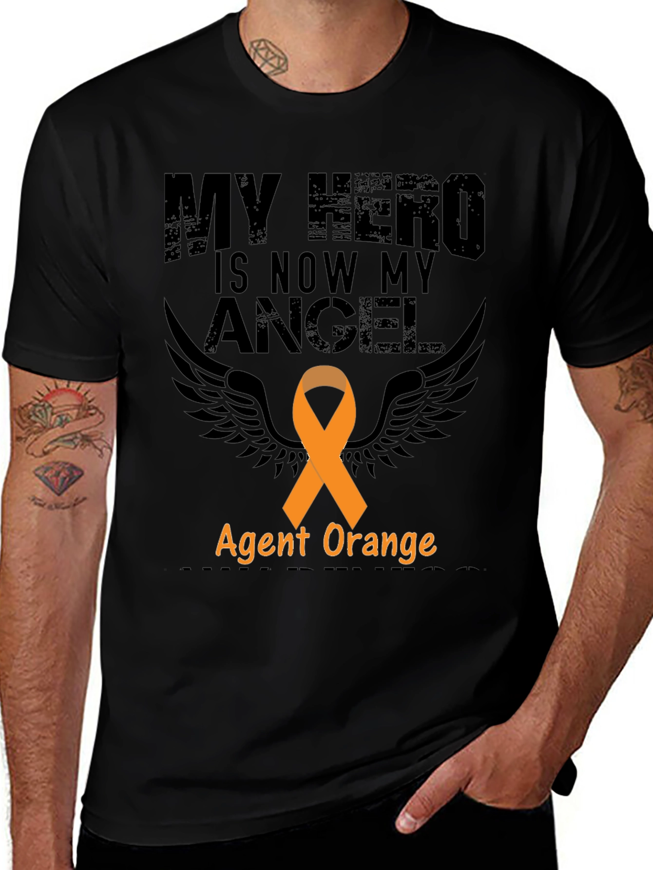 Agent Orange Awareness T-Shirt - My Hero Angel