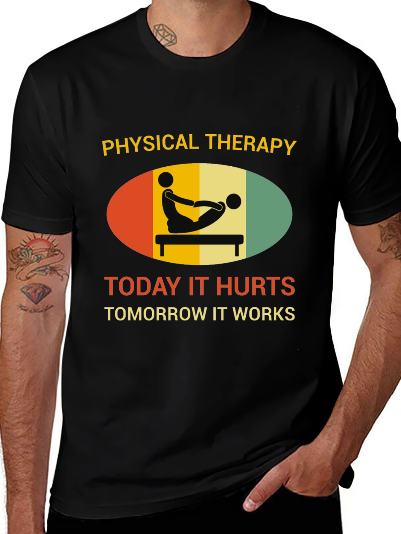 Variant 6 of Physical Therapy T-Shirt - Today It Hurts