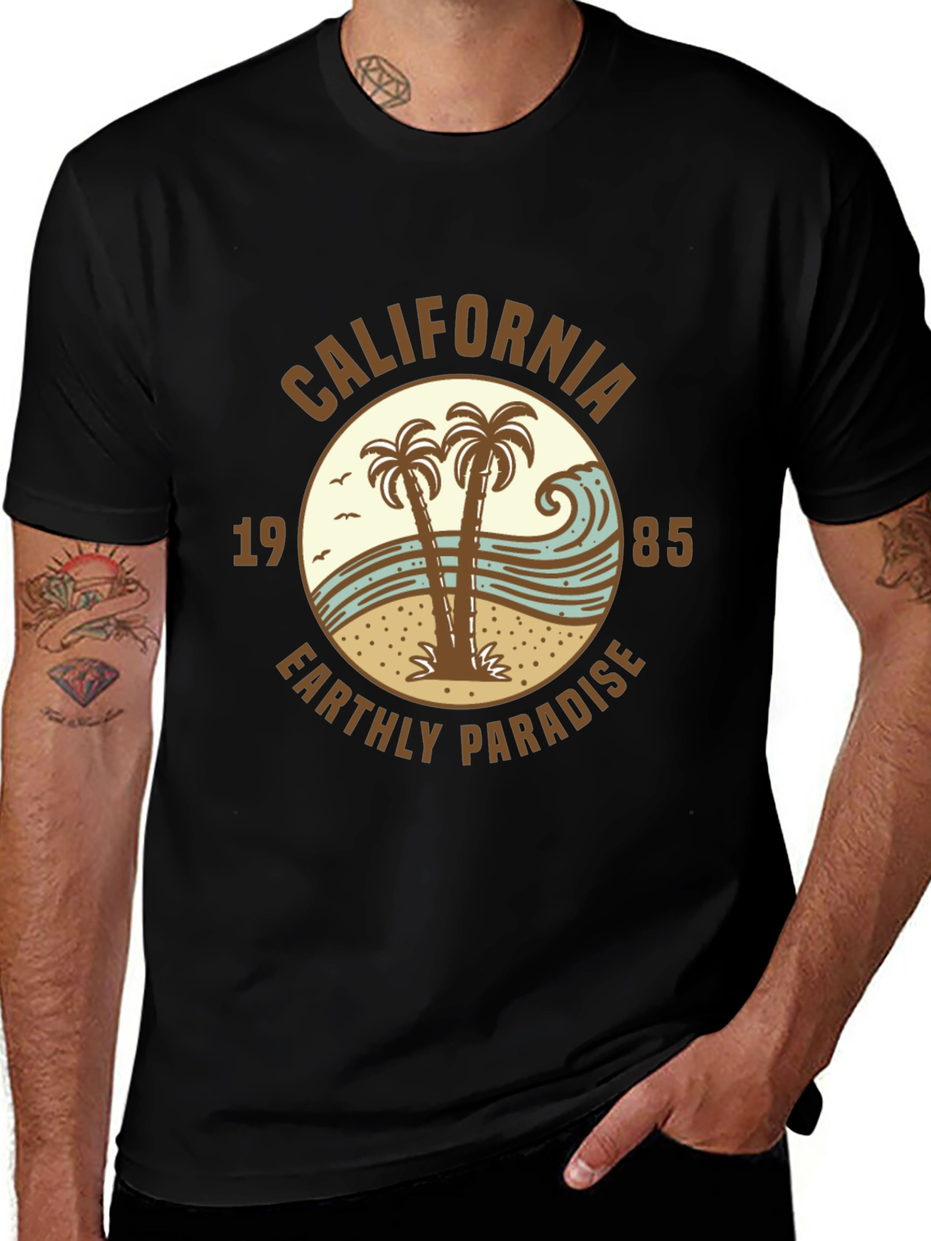 Variant 3 of California Earthly Paradise Graphic T-Shirt