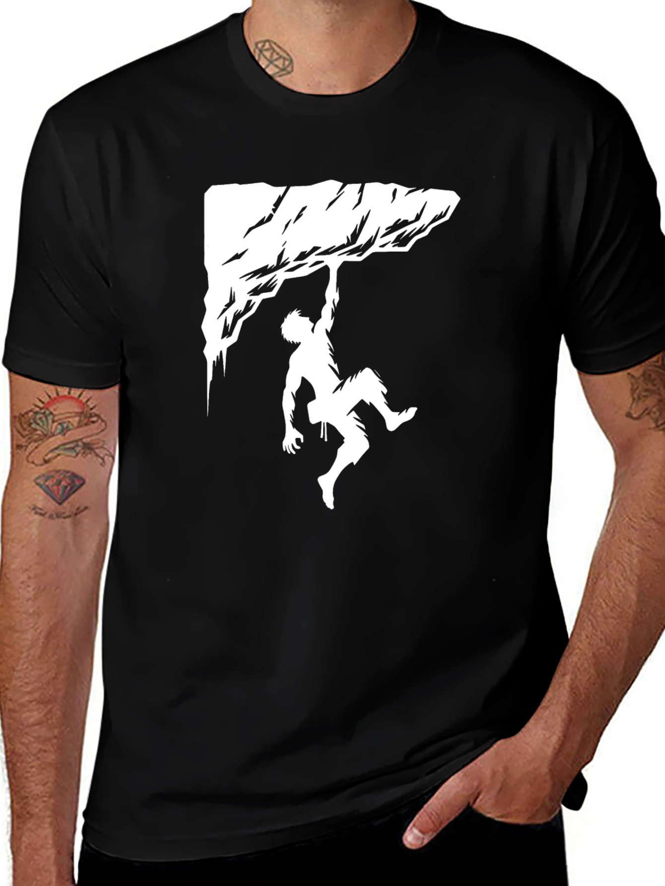 Variant 5 of Climber Graphic Tee - Rock Climbing T-Shirt