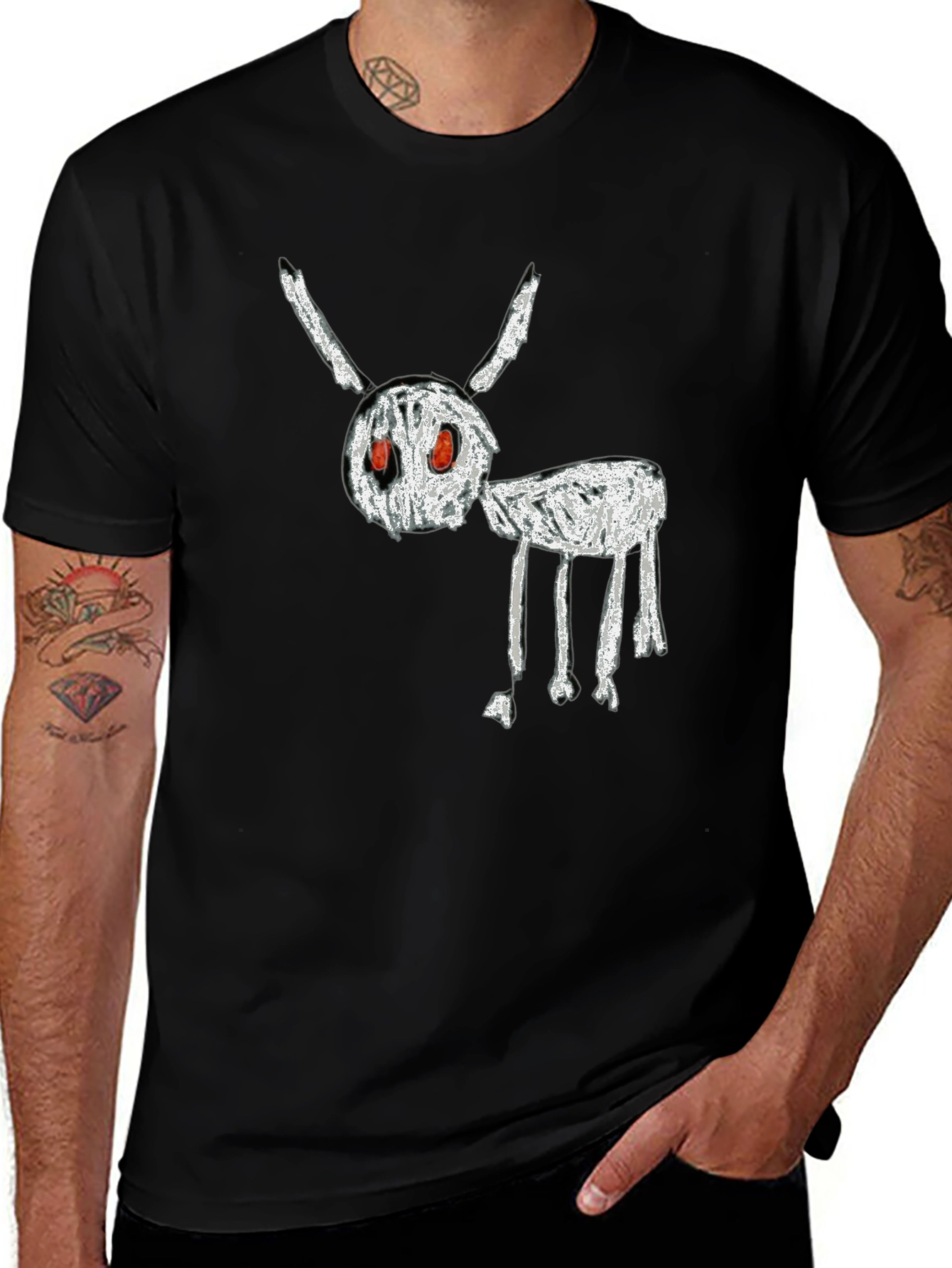 Variant 20 of Creepy Cute Creature Graphic Tee