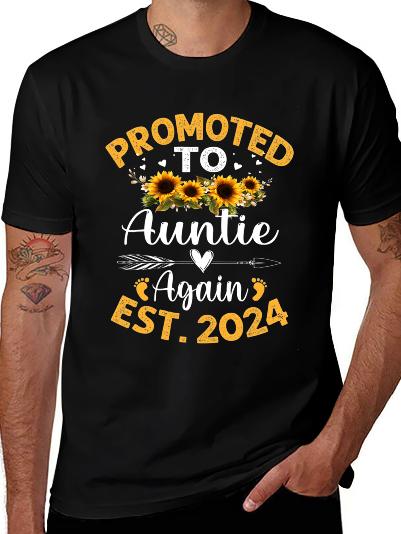Variant 15 of Promoted to Auntie Again EST 2024 T-Shirt