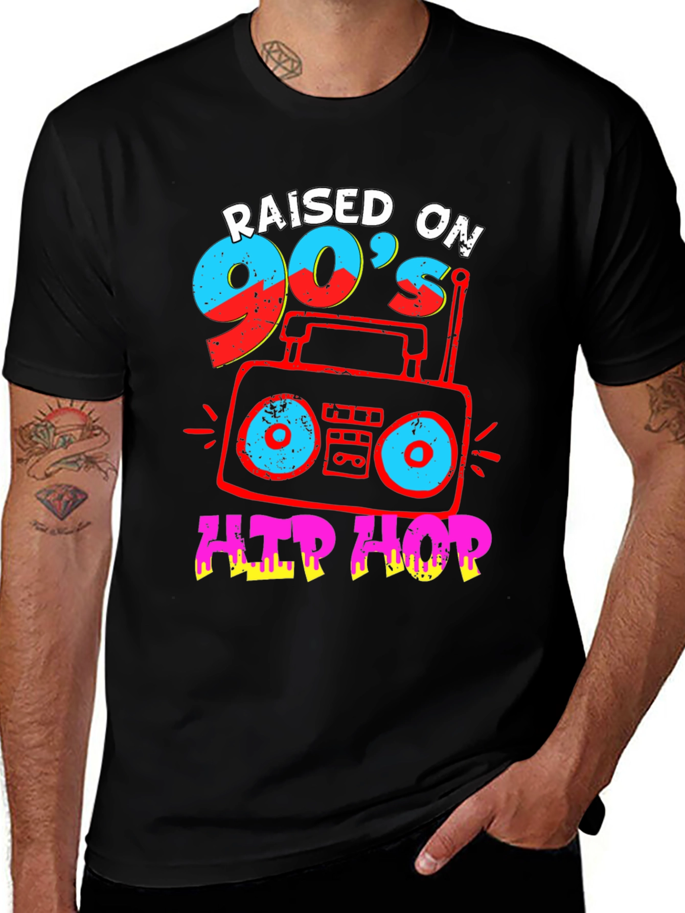 90's Hip Hop Graphic T-Shirt