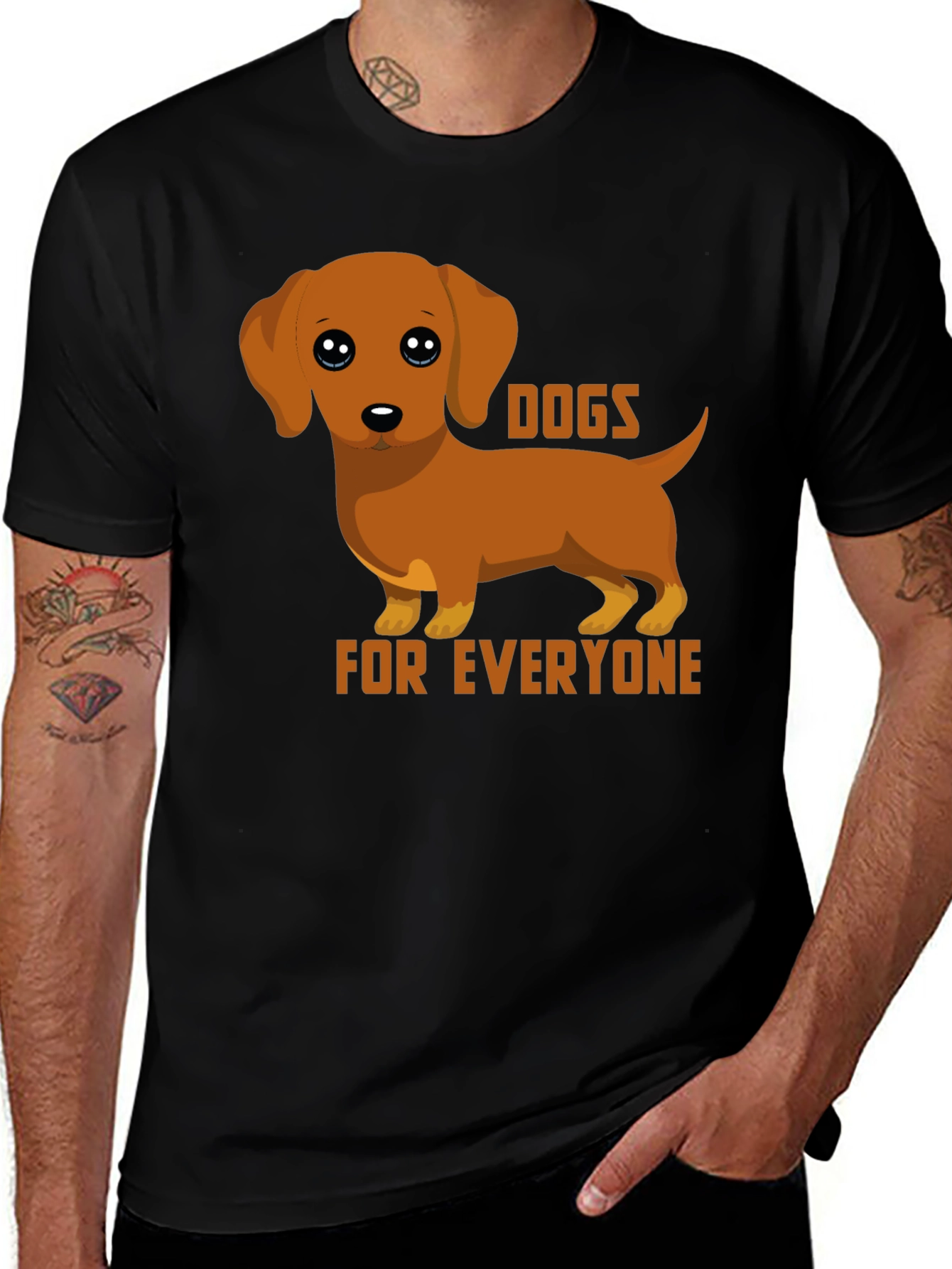 Variant 20 of Dachshund 'Dogs for Everyone' Graphic T-Shirt