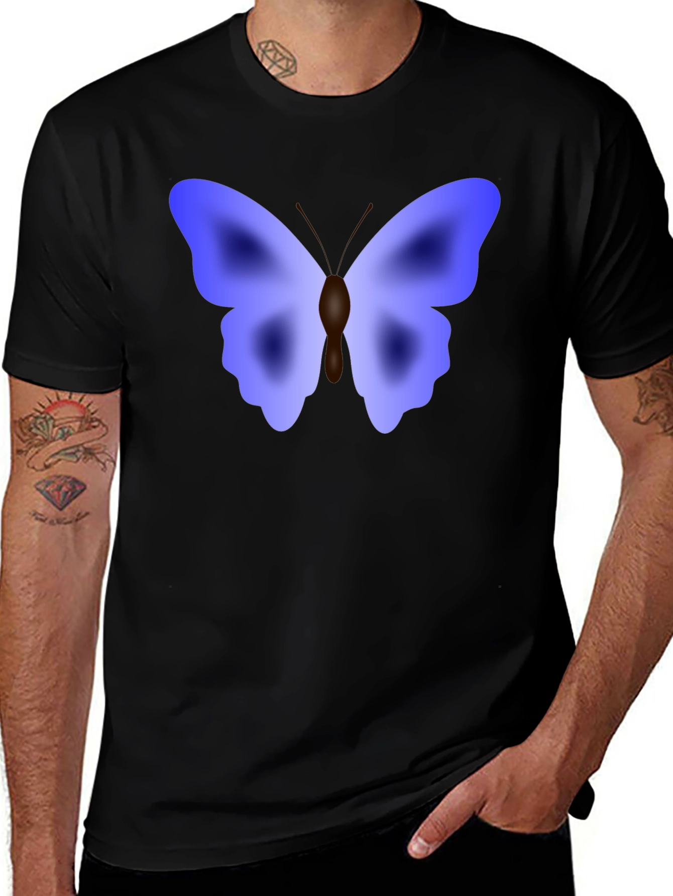 Variant 20 of Butterfly Graphic Print T-Shirt