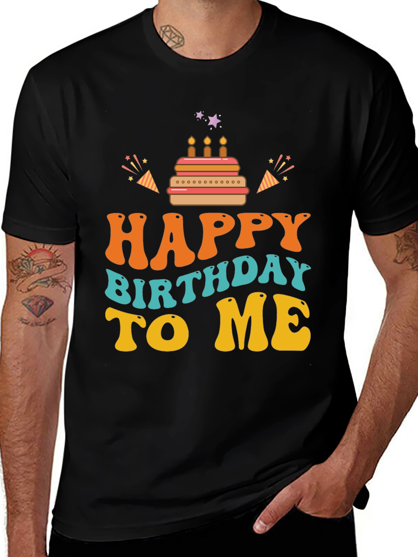 Variant 13 of Happy Birthday To Me Graphic Tee