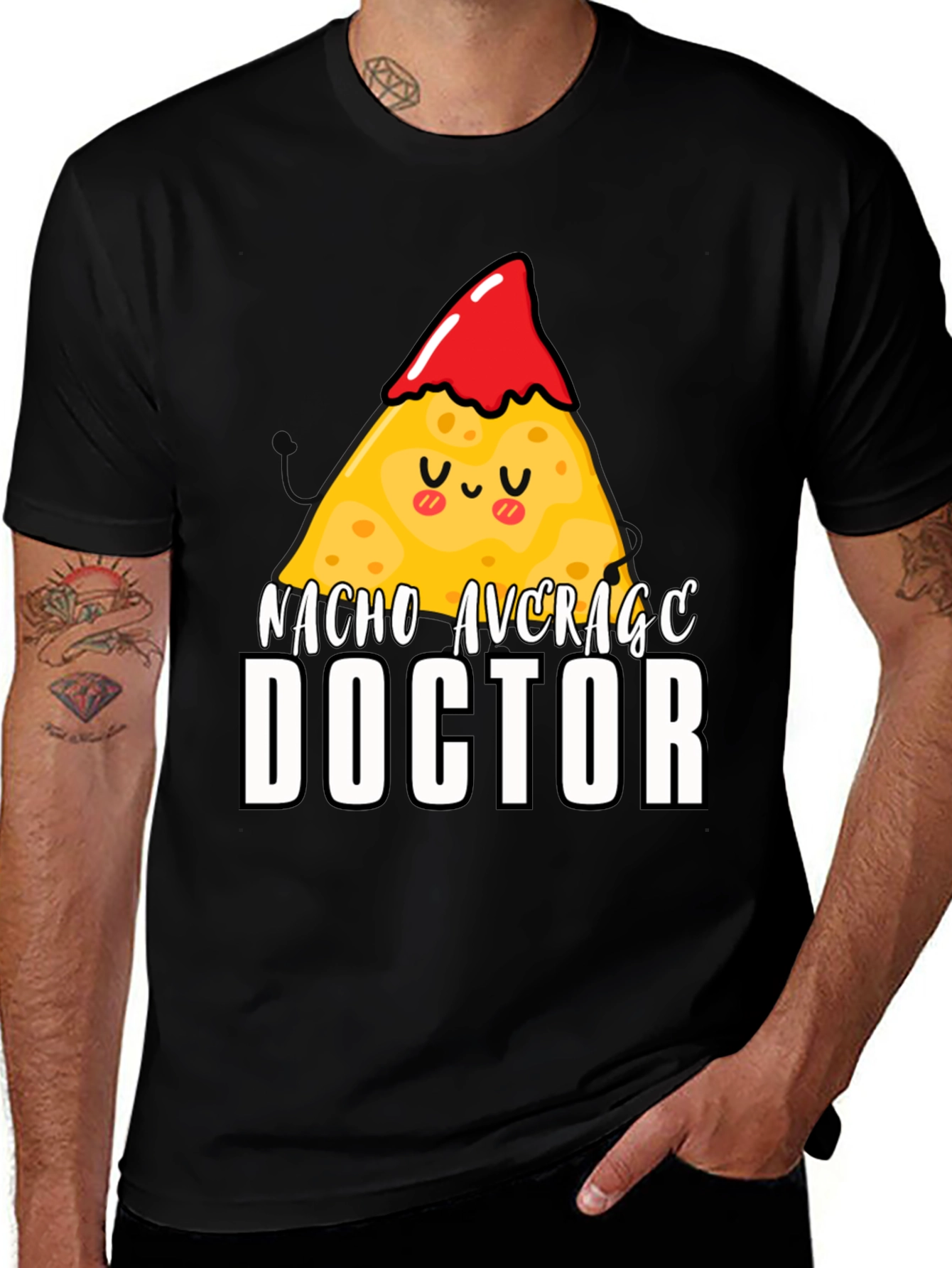 Variant 29 of Nacho Average Doctor Graphic T-Shirt Funny Tee