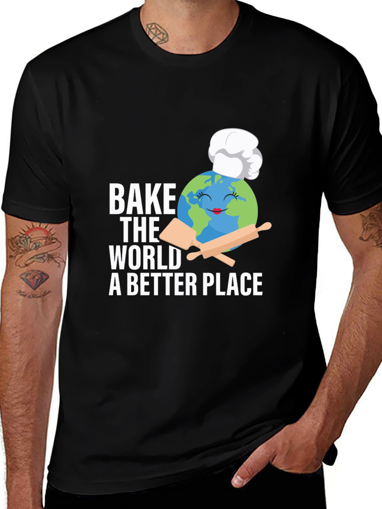 Variant 2 of Bake the World T-Shirt
