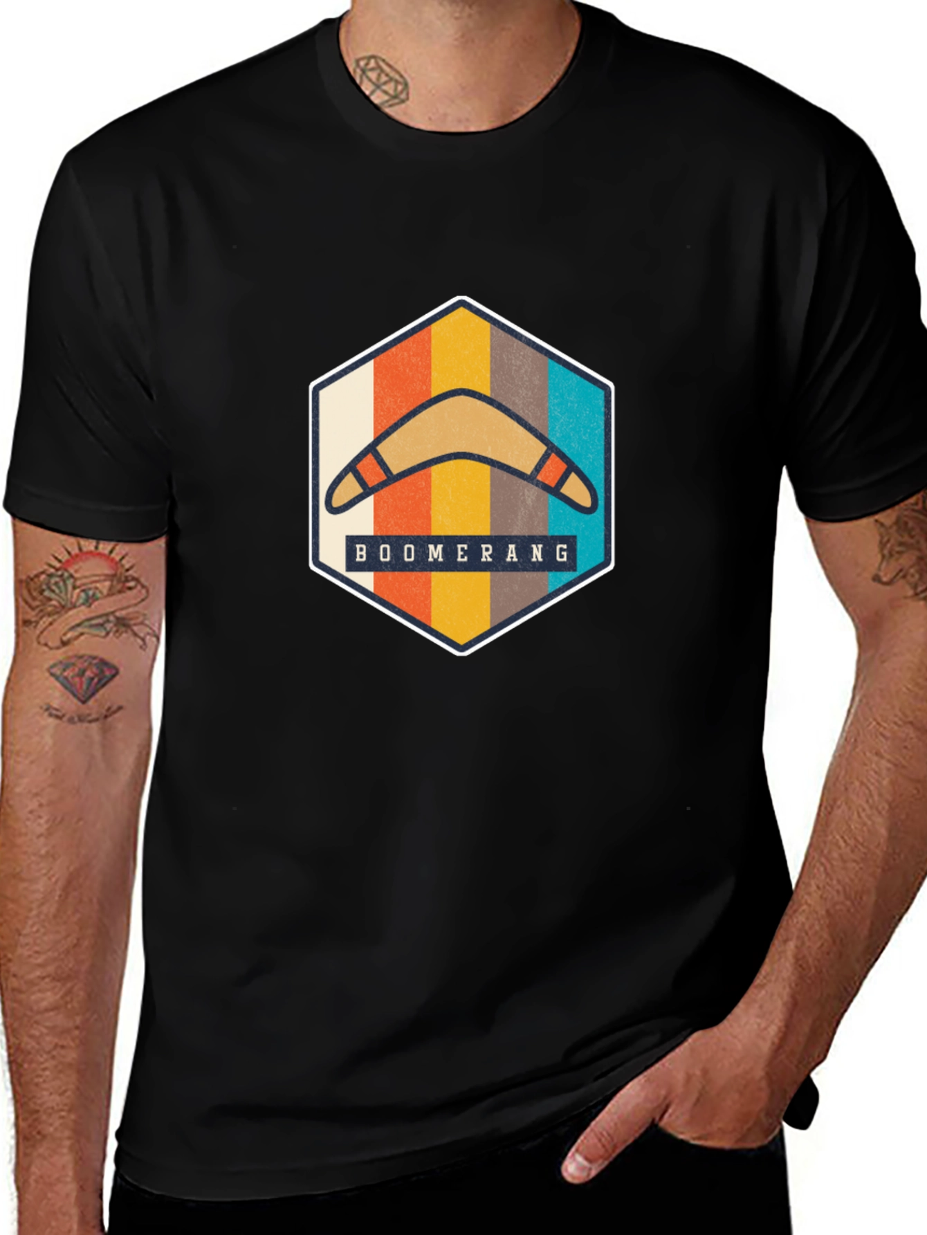 Variant 29 of Boomerang Retro T-Shirt, Vintage Style Design