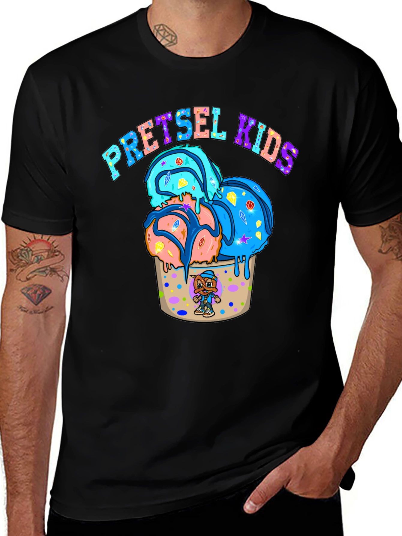 Variant 12 of Pretsel Kids Ice Cream Graphic Tee